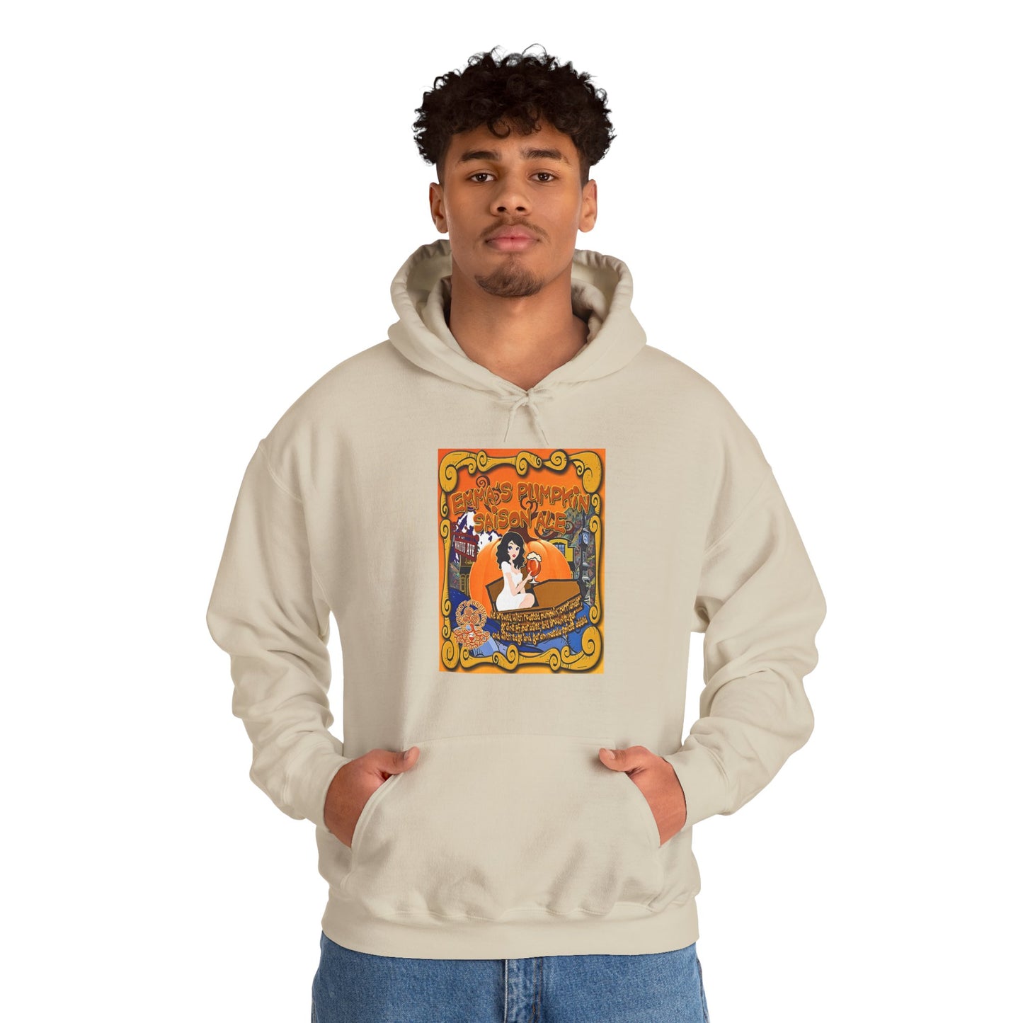 TRiNiTY Emma's Coffin Pumpkin Ale - Unisex Heavy Blend™ Hooded Sweatshirt