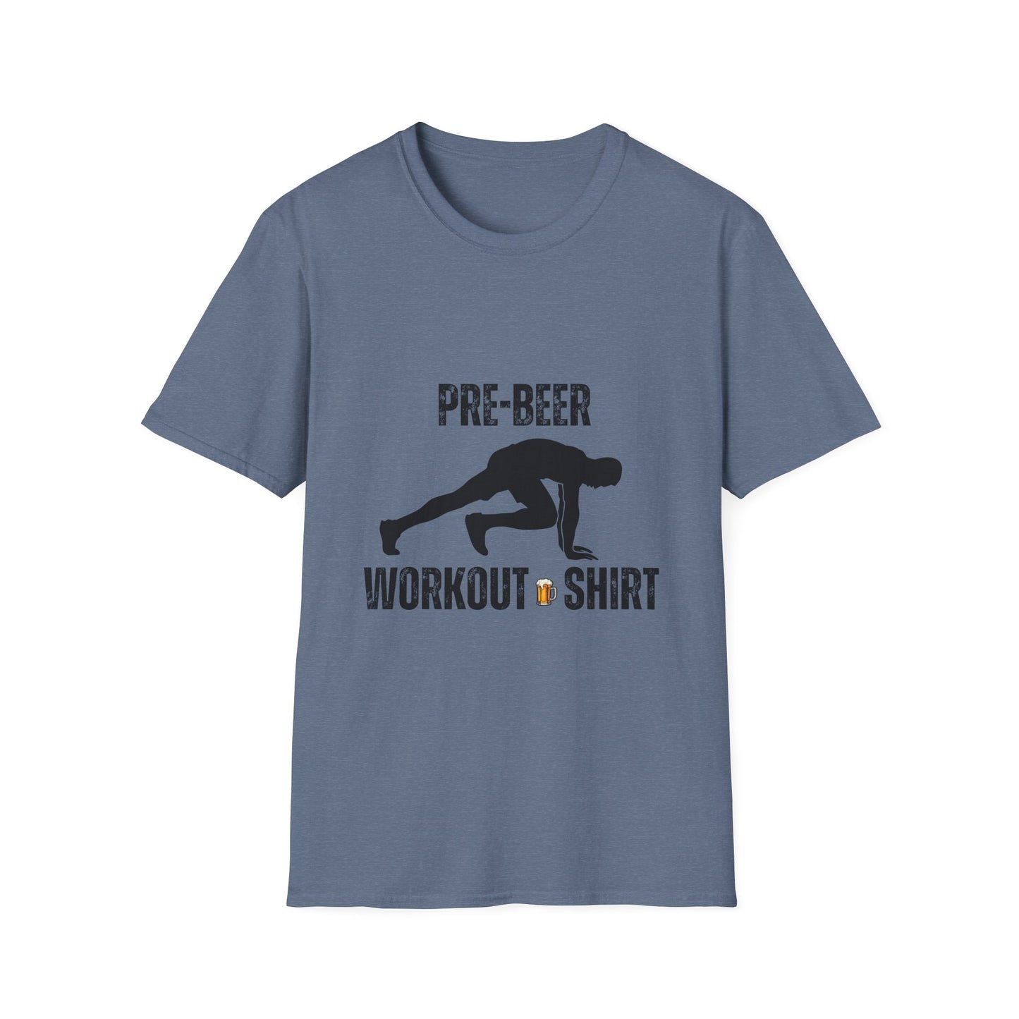 Pre-Beer Workout T-Shirt, Fun Fitness Tee, Unisex Athletic Shirt, Workout Clothing, Beer Lover's Gift, Gym Apparel