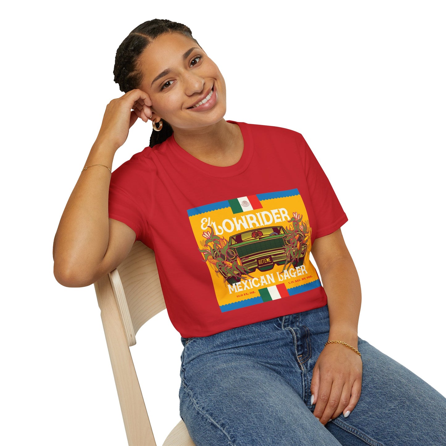 TRiNiTY Lowrider Mexican Lager - Unisex Softstyle T-Shirt