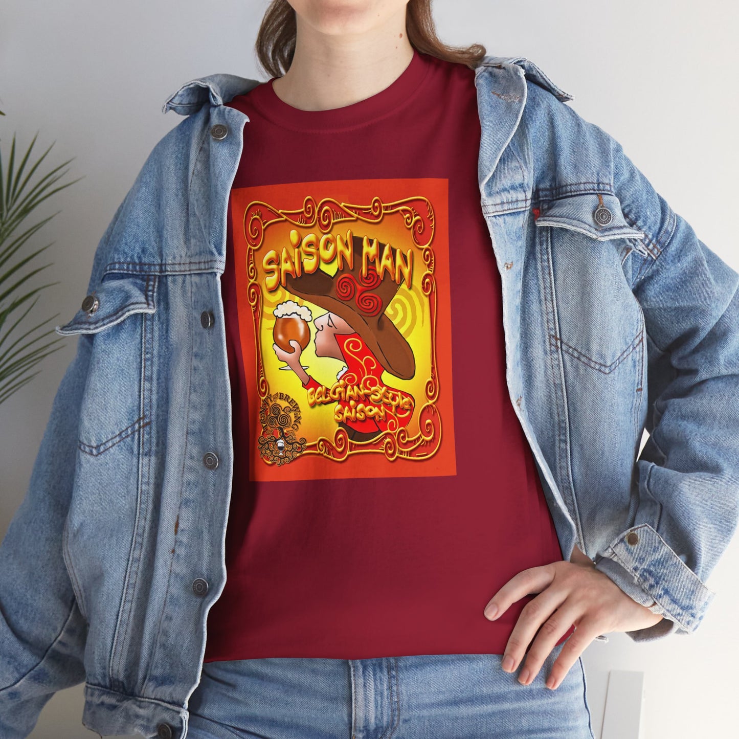TRiNiTY Saison Man (Darker Colors) - Unisex Heavy Cotton Tee