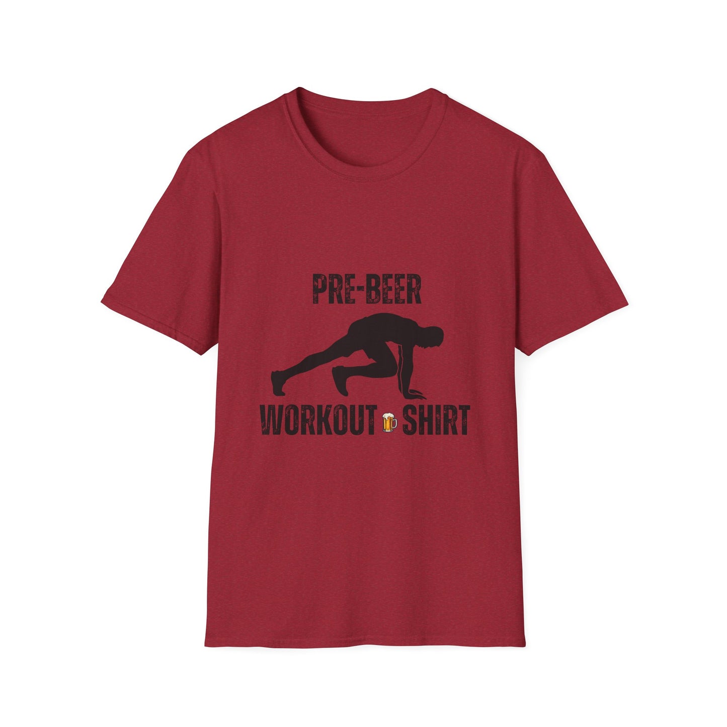 Pre-Beer Workout T-Shirt, Fun Fitness Tee, Unisex Athletic Shirt, Workout Clothing, Beer Lover's Gift, Gym Apparel