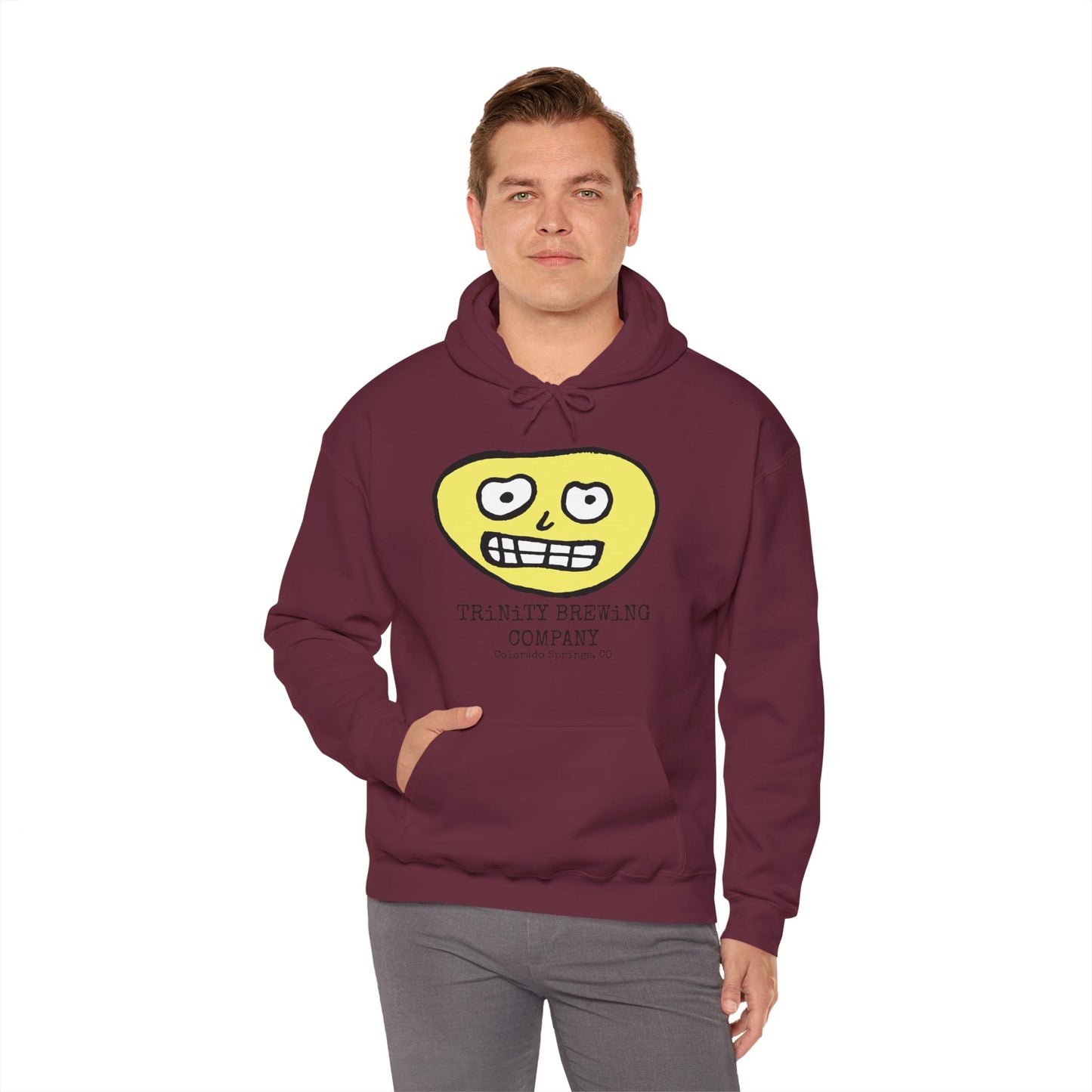 TRiNiTY Brewing Beerface Logo - Unisex Heavy Blend™ Hooded Sweatshirt
