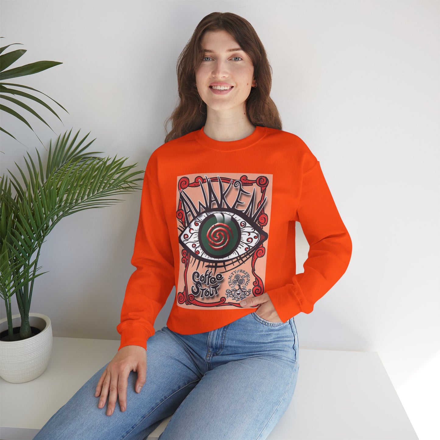 Awaken Coffee Stout TRiNiTY Crewneck Sweatshirt