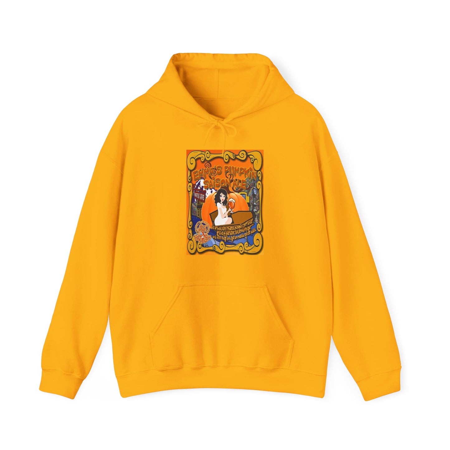TRiNiTY Emma's Coffin Pumpkin Ale - Unisex Heavy Blend™ Hooded Sweatshirt