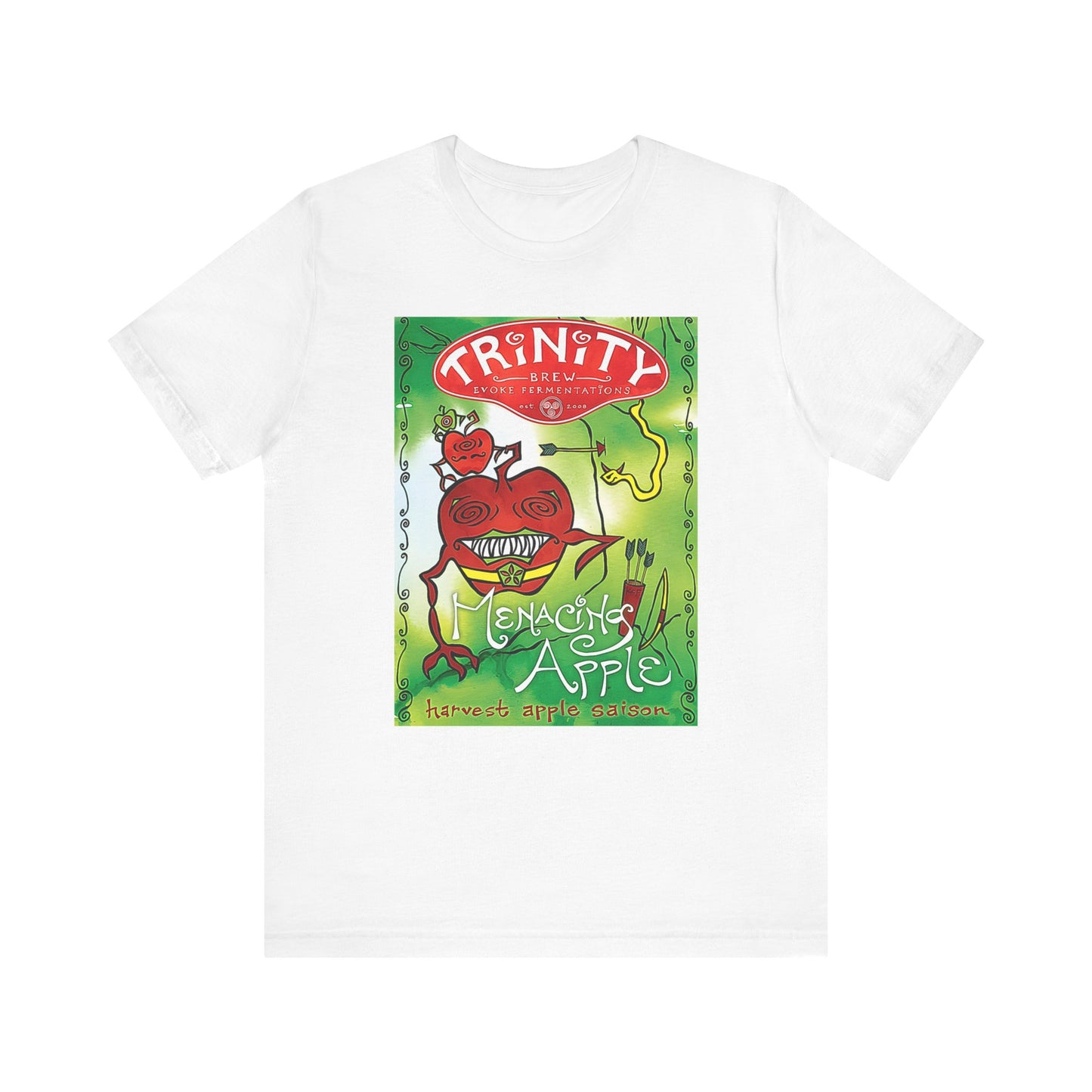Menacing Apple Short Sleeve Tee
