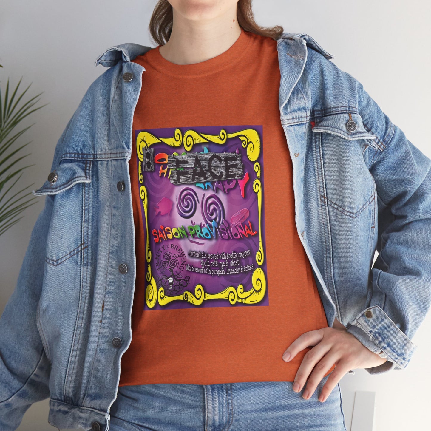 TRiNiTY Oh Face! - Unisex Heavy Cotton Tee
