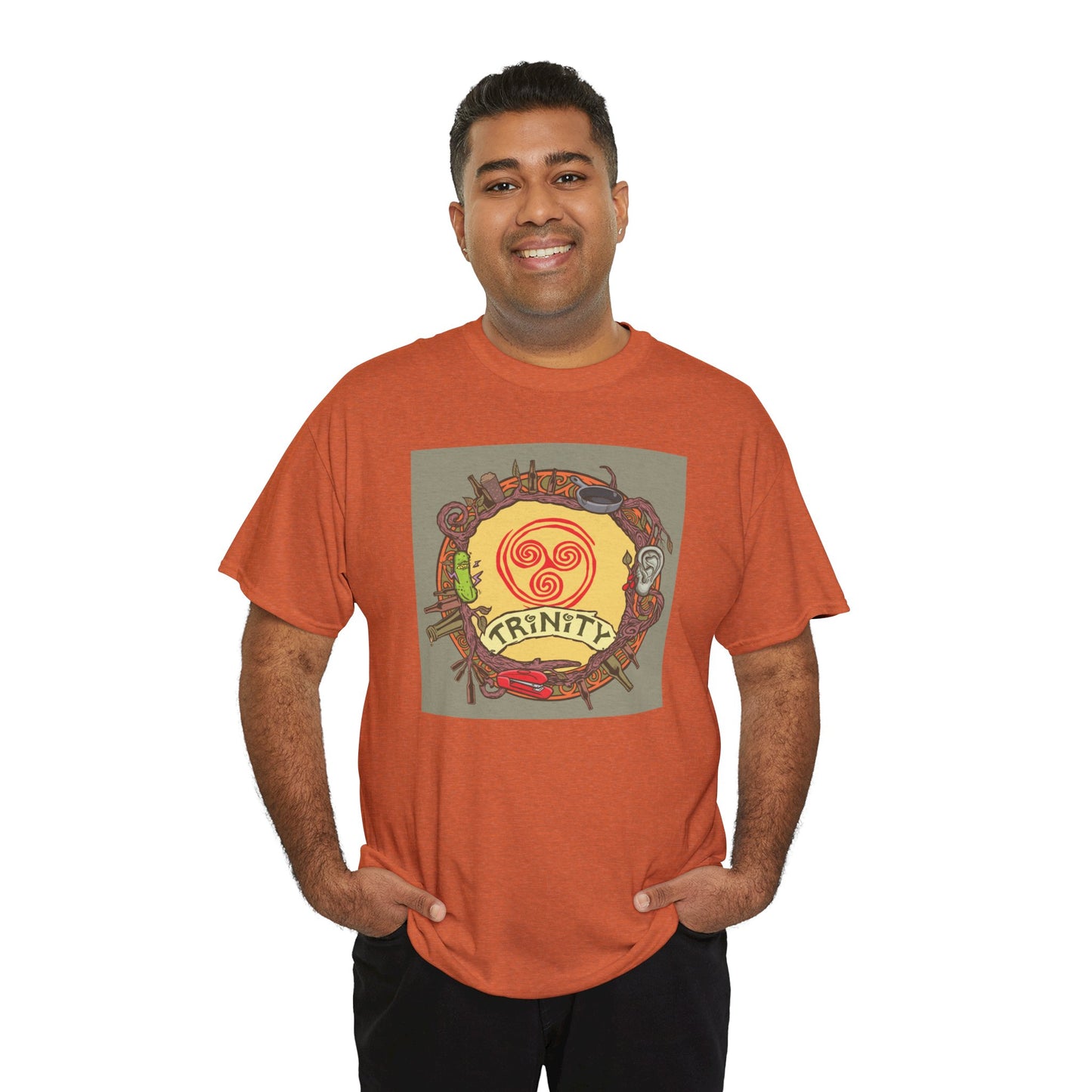 TRiNiTY Retro Logo - Unisex Heavy Cotton Tee