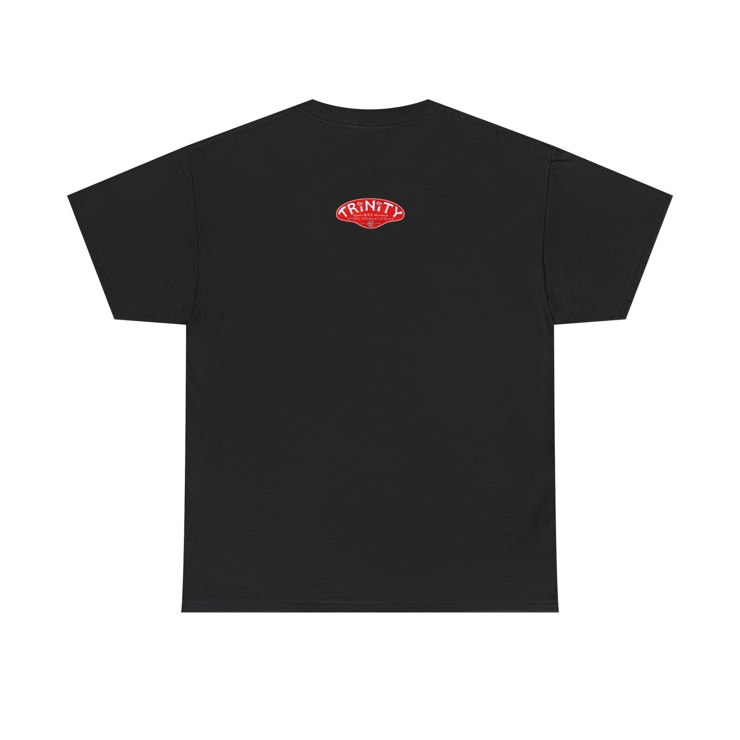 TRiNiTY Book Arch (Red Logo on Back) - Unisex Heavy Cotton Tee