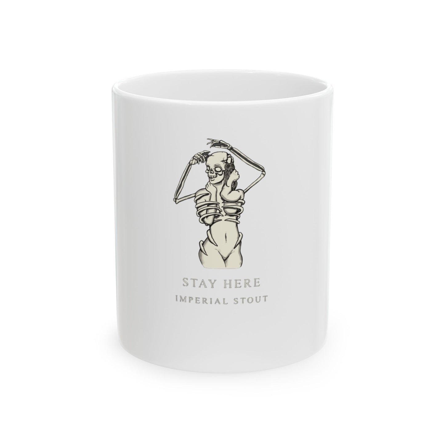 Stay Here Imperial Stout Ceramic Mug 11oz