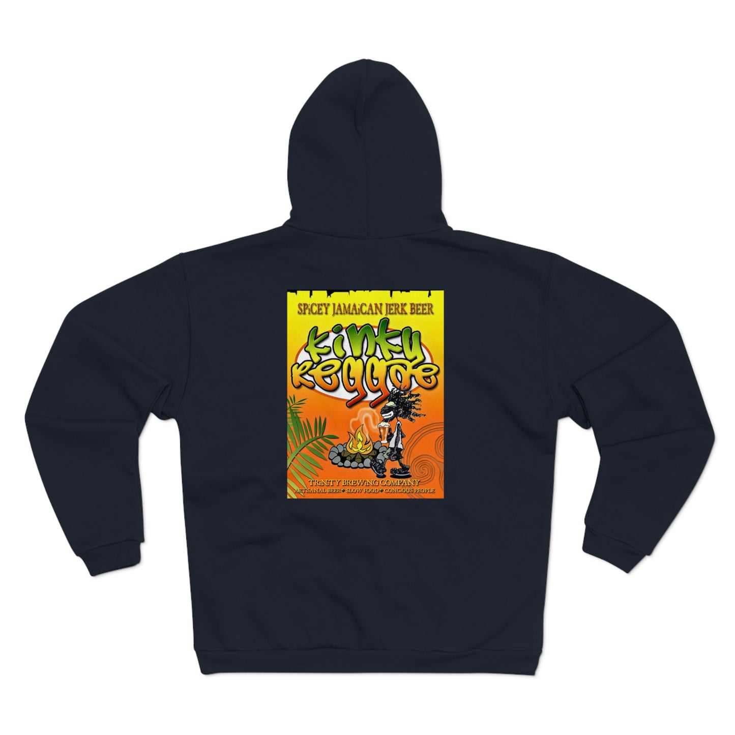 TRiNiTY Funky Reggae Beer - Unisex Hooded Zip Sweatshirt