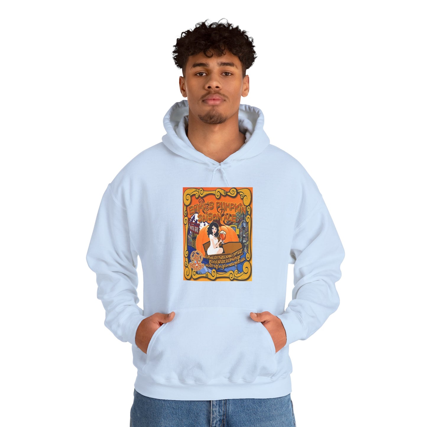 TRiNiTY Emma's Coffin Pumpkin Ale - Unisex Heavy Blend™ Hooded Sweatshirt