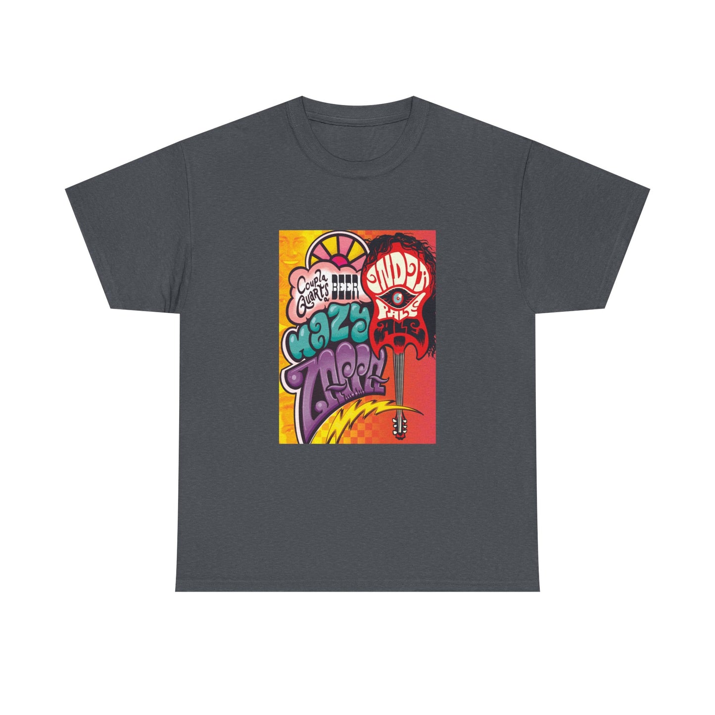 TRiNiTY Coupla' Quarts Hazy IPA (White Print) - Unisex Heavy Cotton Tee