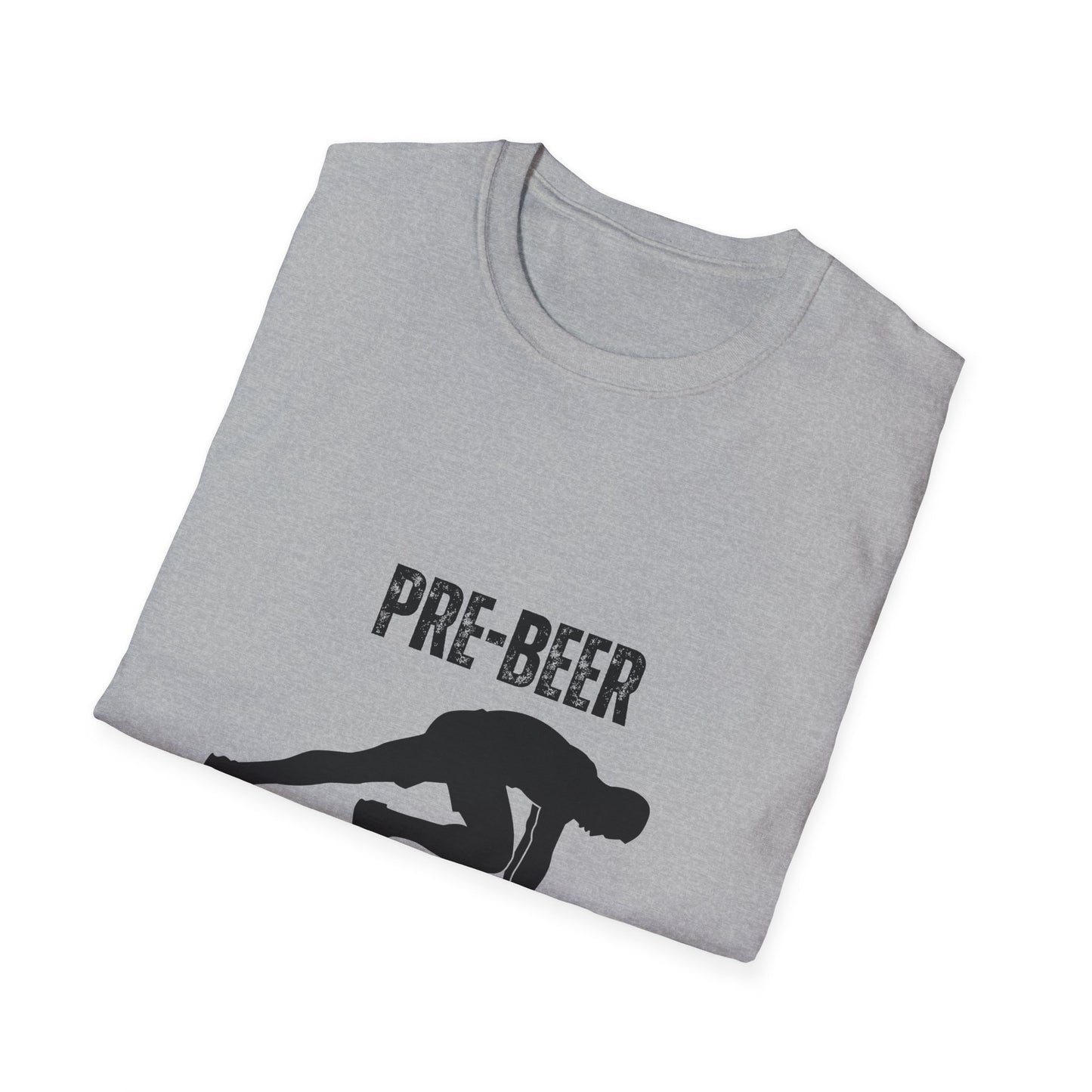 Pre-Beer Workout T-Shirt, Fun Fitness Tee, Unisex Athletic Shirt, Workout Clothing, Beer Lover's Gift, Gym Apparel