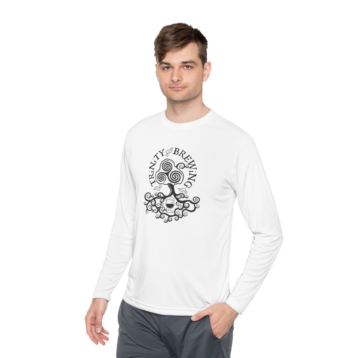 Trinity Brewing Tree Logo Unisex Lightweight Long Sleeve Tee