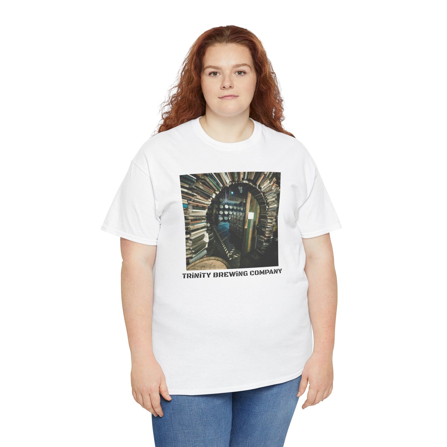 TRiNiTY Book Arch - Unisex Heavy Cotton Tee