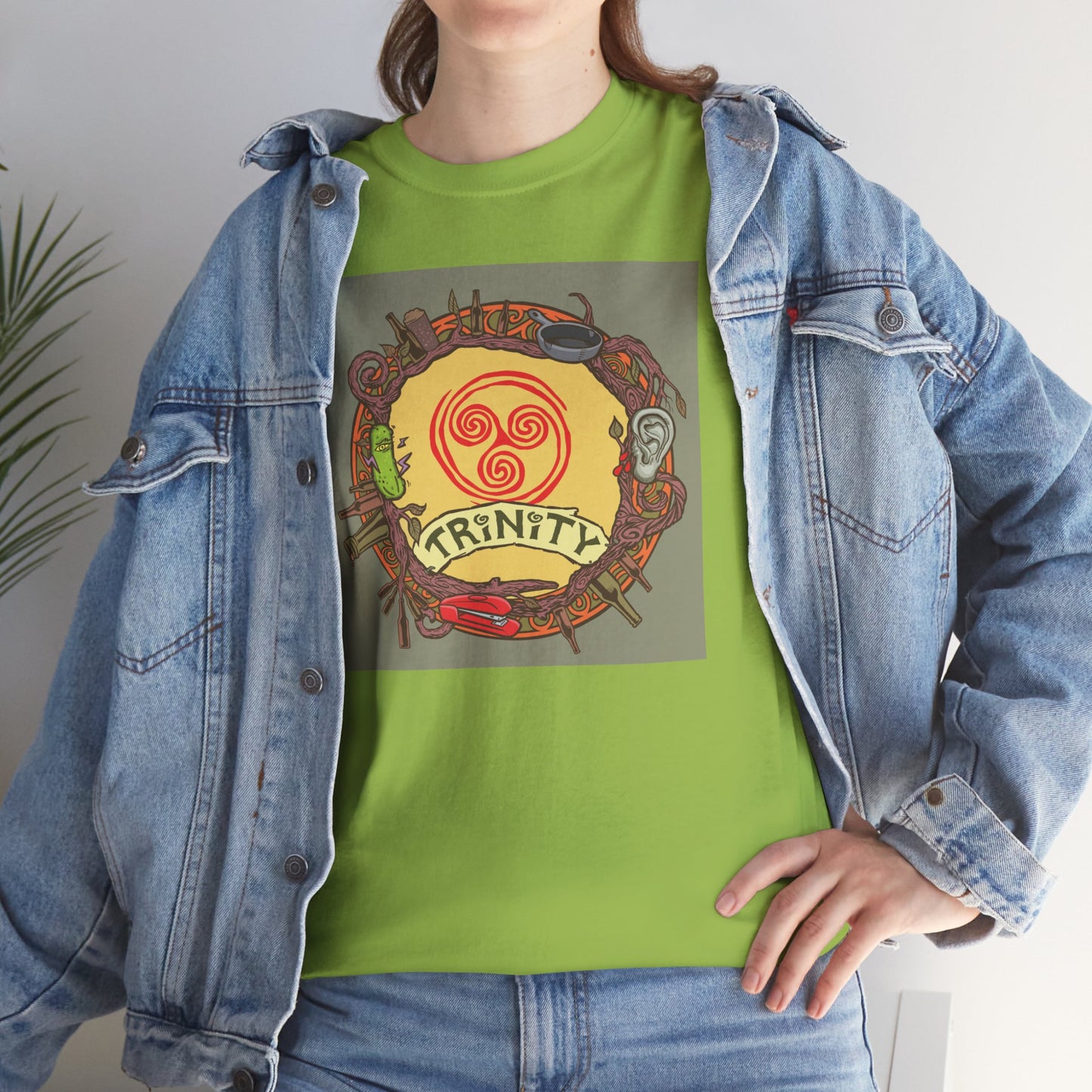 TRiNiTY Retro Logo - Unisex Heavy Cotton Tee