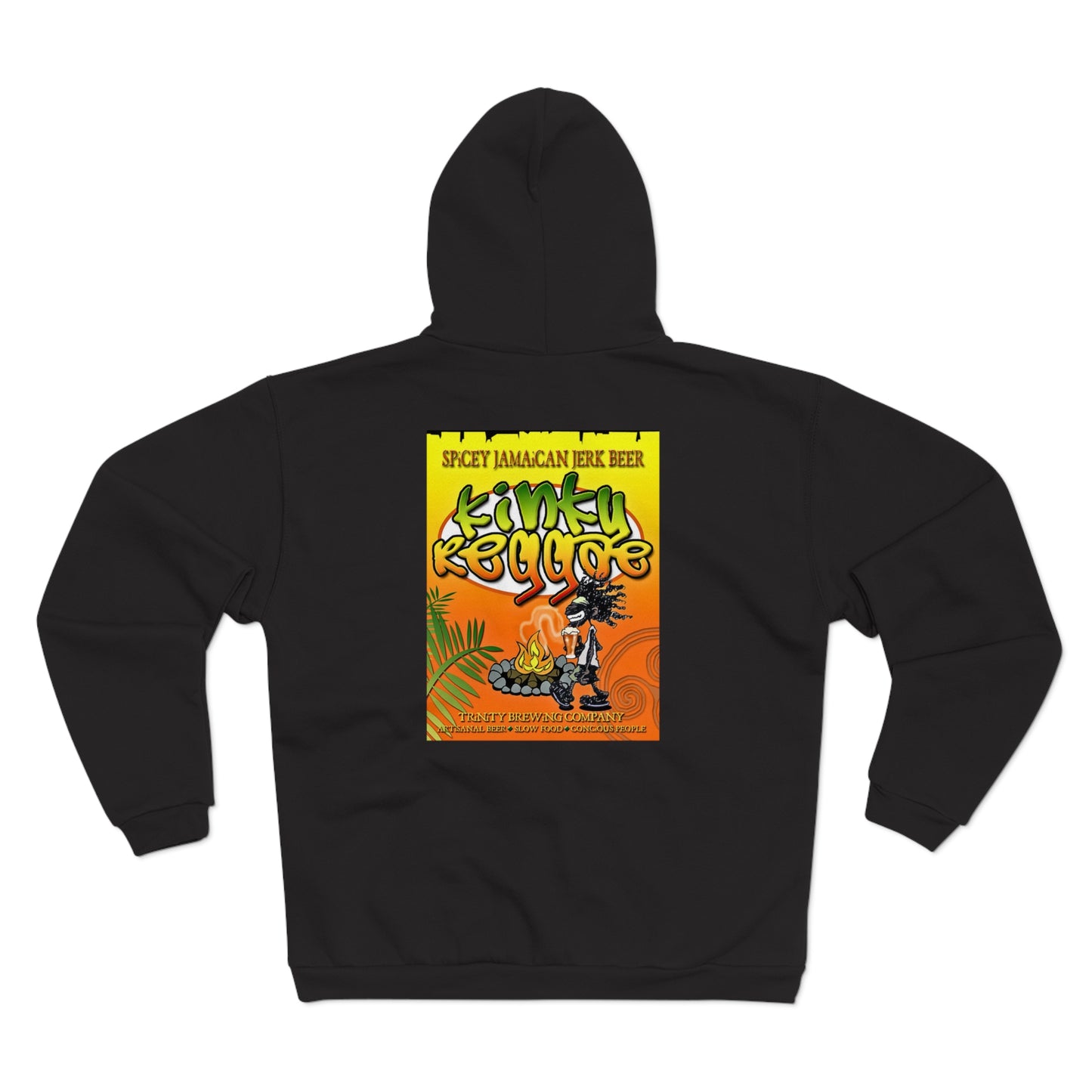 TRiNiTY Funky Reggae Beer - Unisex Hooded Zip Sweatshirt