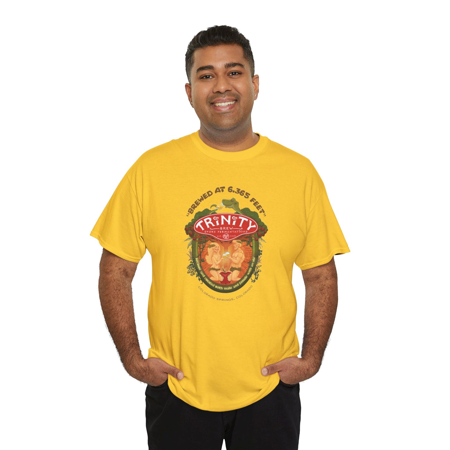 TRiNiTY Adam & Eve Ale (Lighter Colors) - Unisex Heavy Cotton Tee