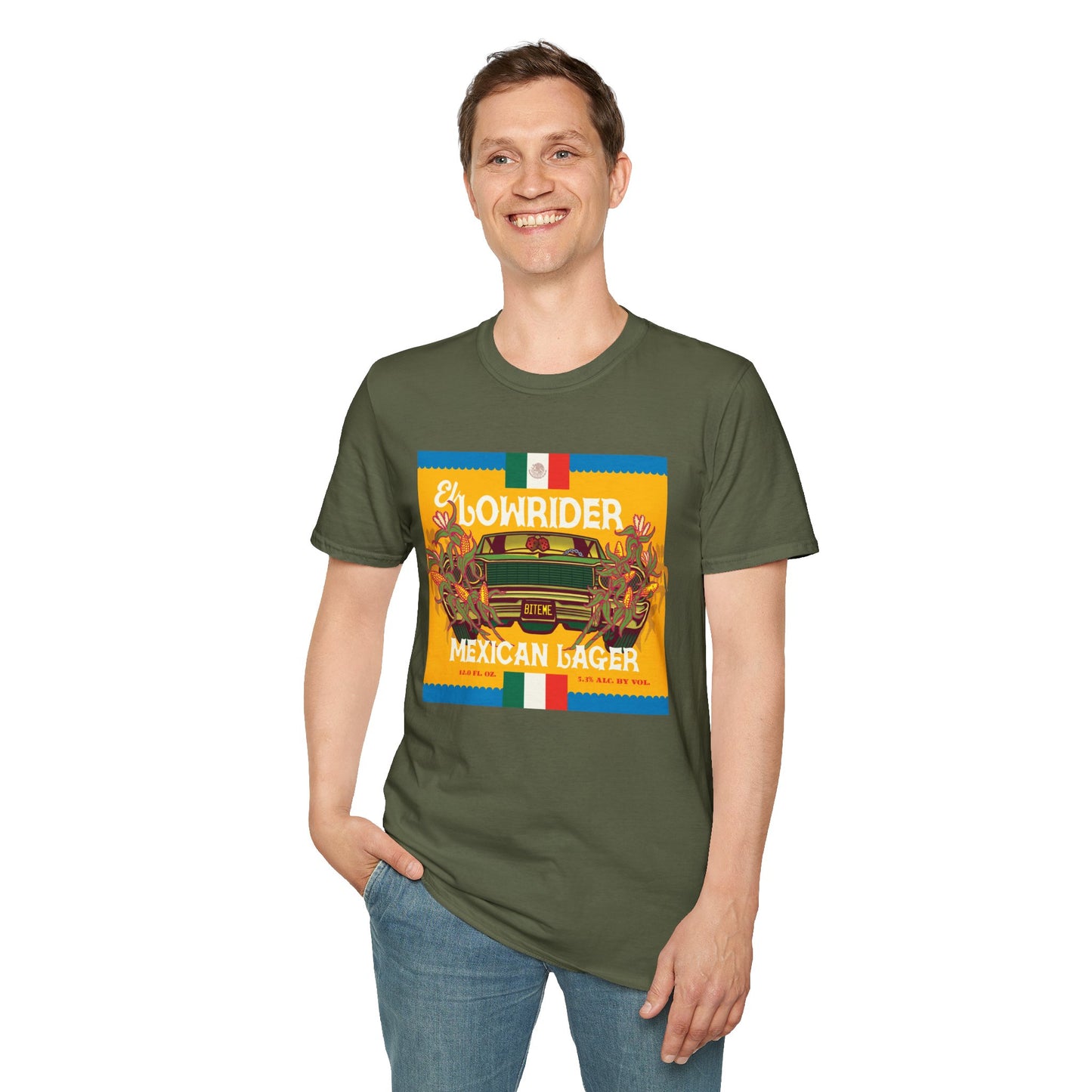 TRiNiTY Lowrider Mexican Lager - Unisex Softstyle T-Shirt