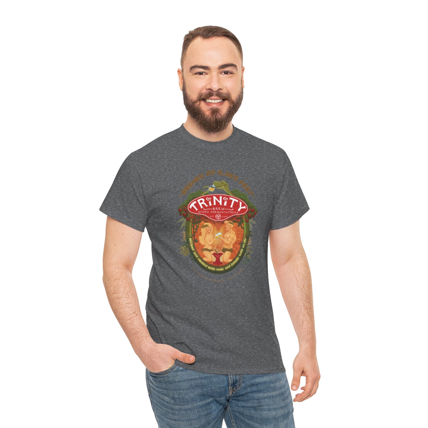 Adam & Eve Ale (Darker Colors) - Unisex Heavy Cotton Tee