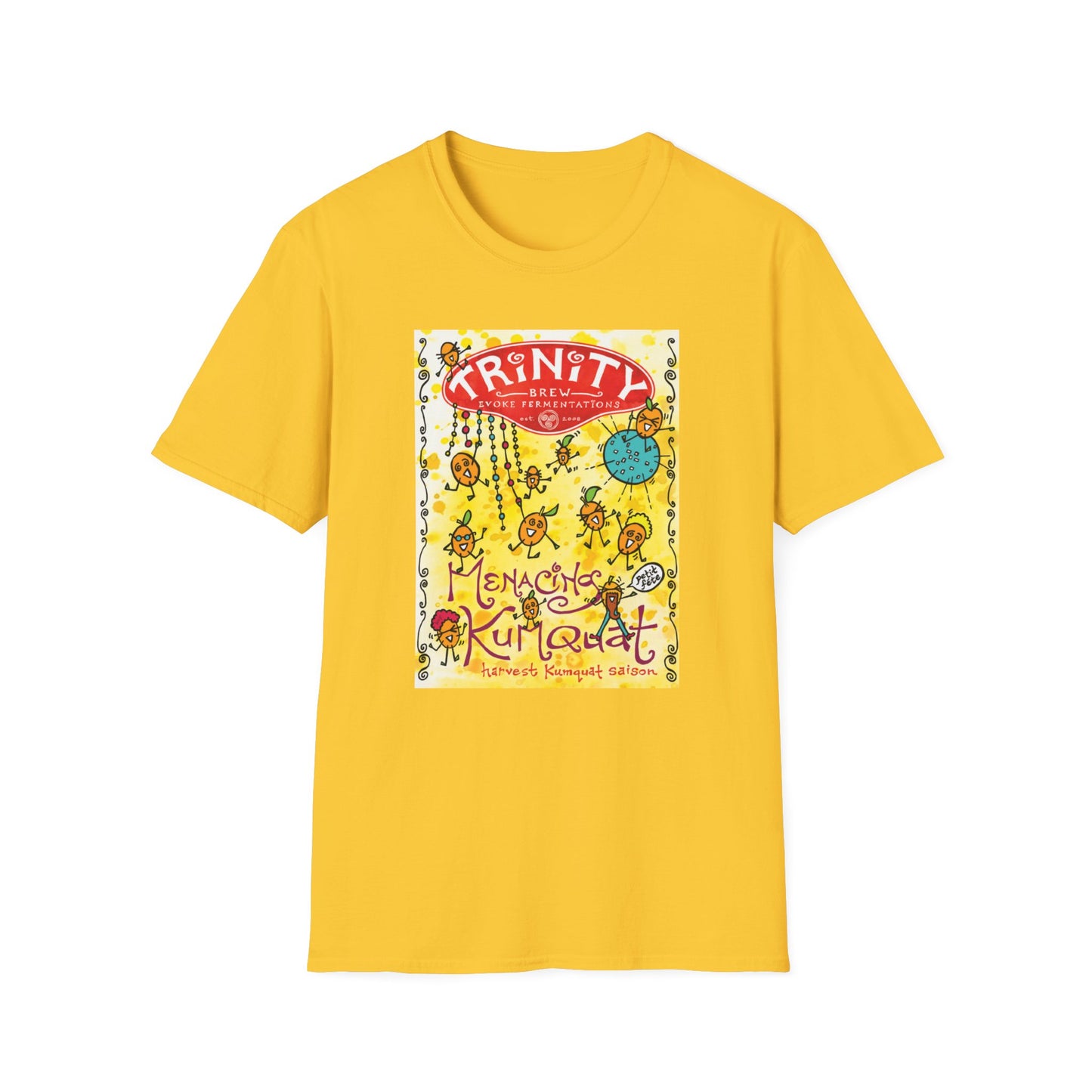 TRiNiTY Menacing Kumquat Harvest Saison - Unisex Softstyle T-Shirt