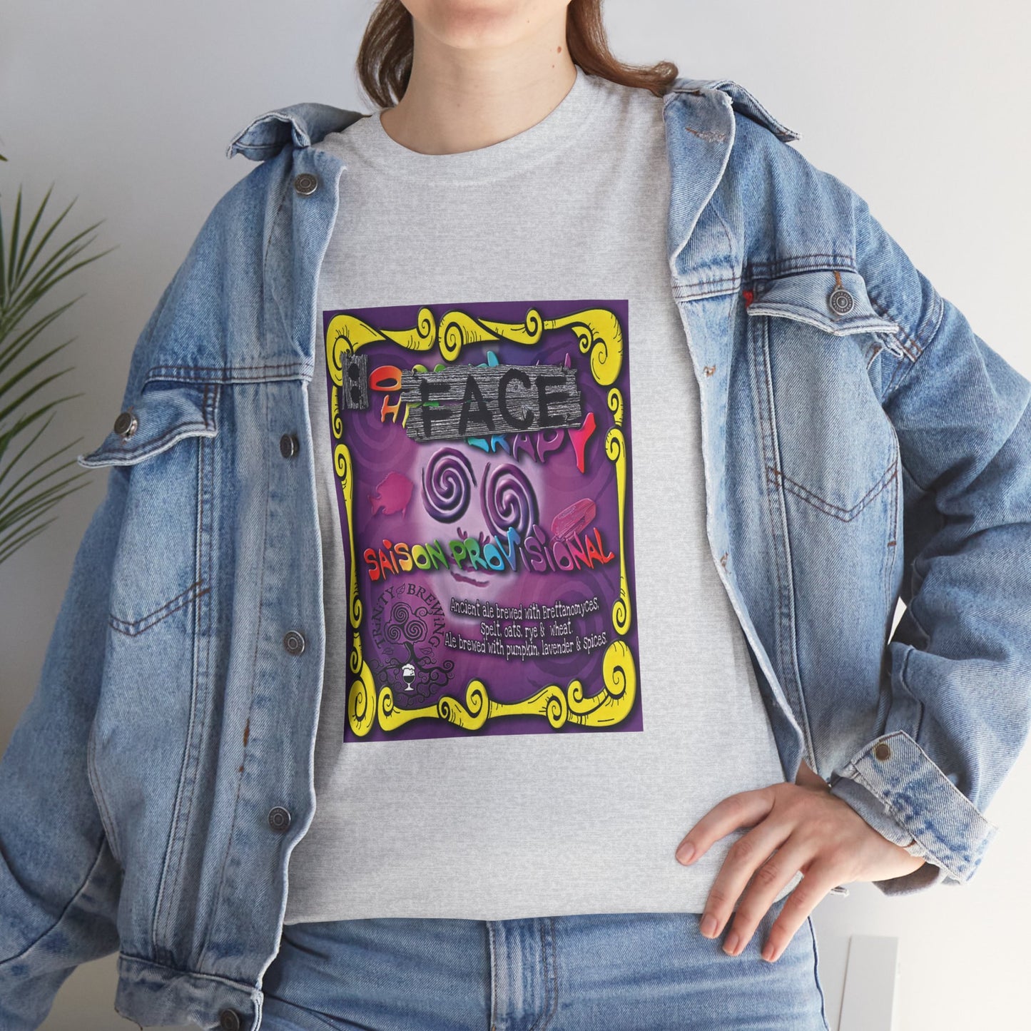 TRiNiTY Oh Face! - Unisex Heavy Cotton Tee