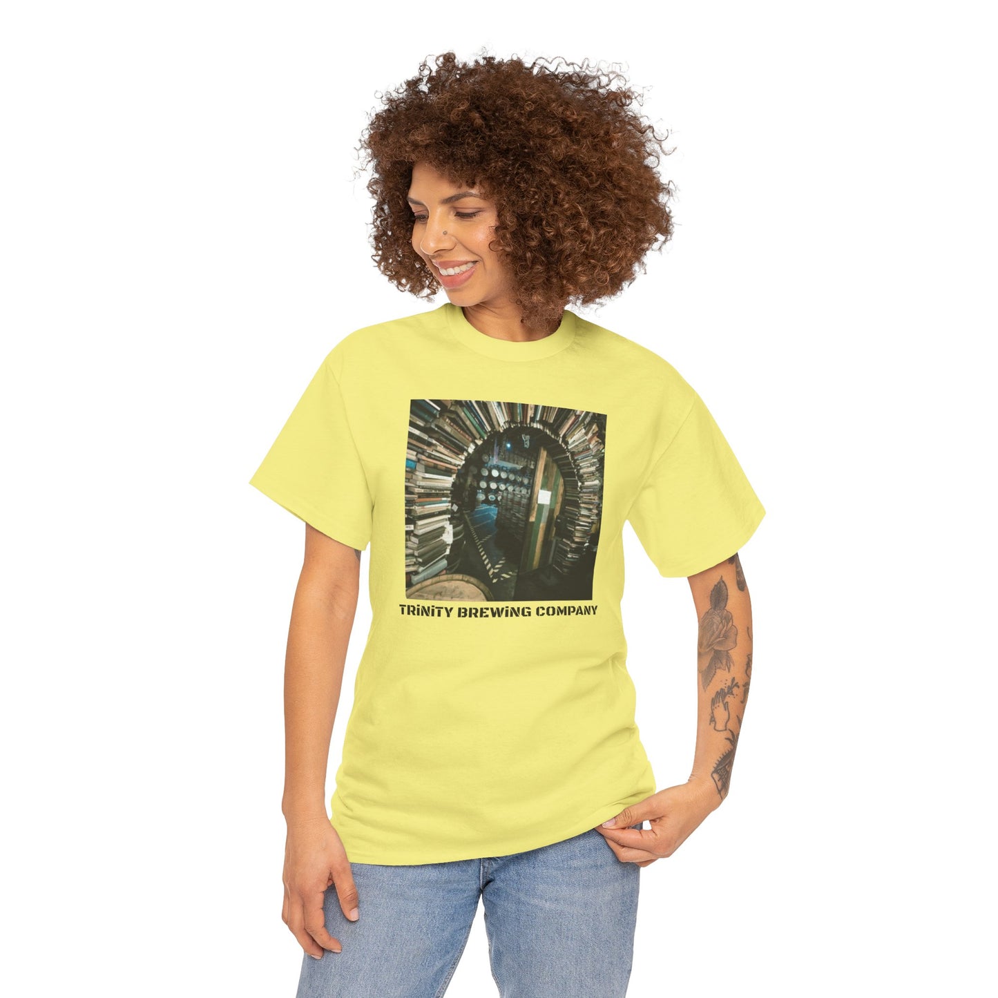 TRiNiTY Book Arch - Unisex Heavy Cotton Tee
