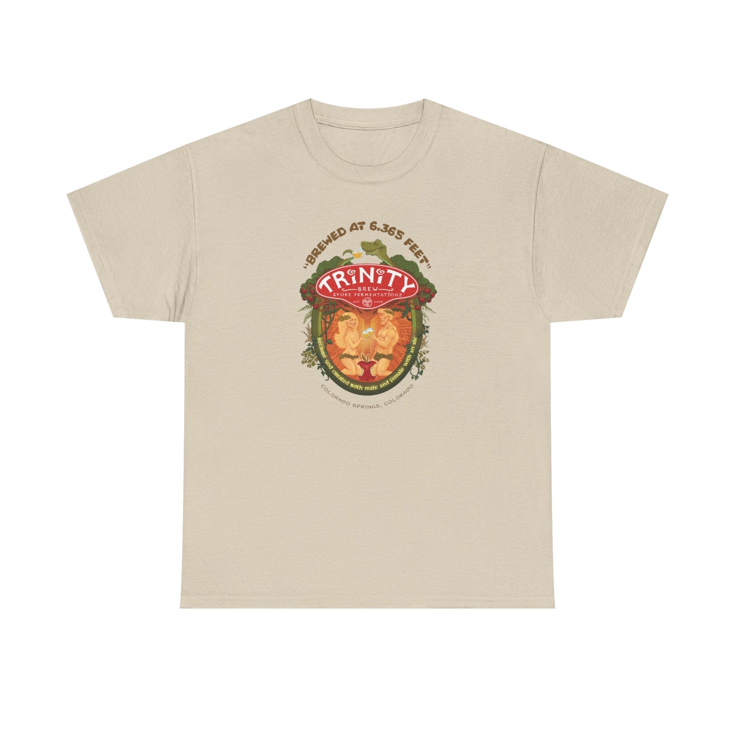 TRiNiTY Adam & Eve Ale (Lighter Colors) - Unisex Heavy Cotton Tee