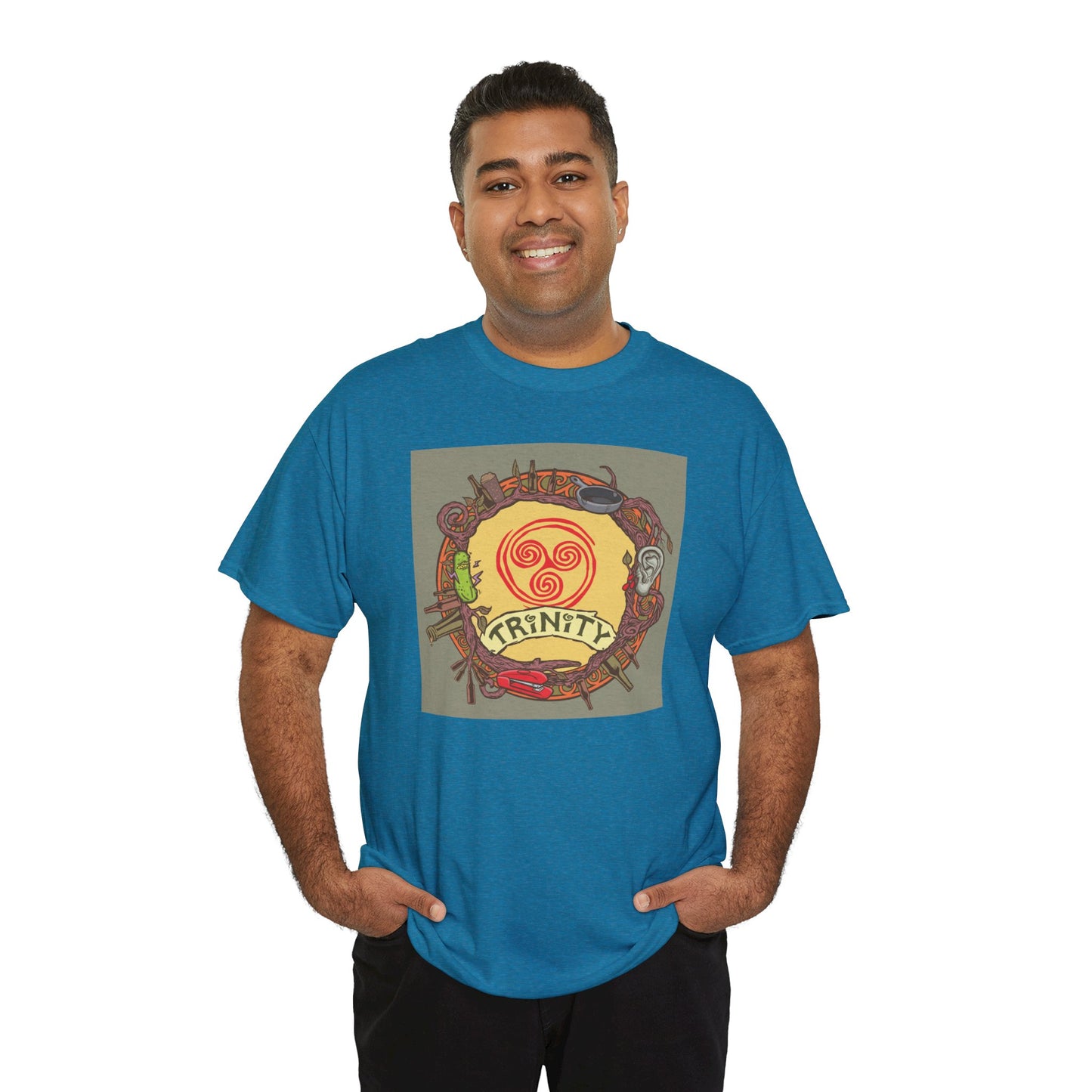 TRiNiTY Retro Logo - Unisex Heavy Cotton Tee