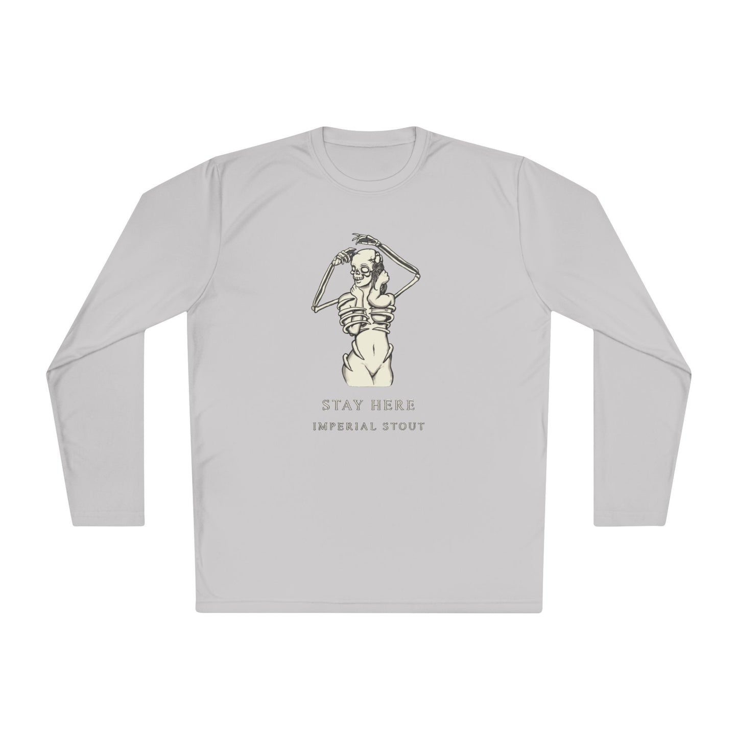 Stay Here Imperial Stout Unisex Lightweight Long Sleeve Tee