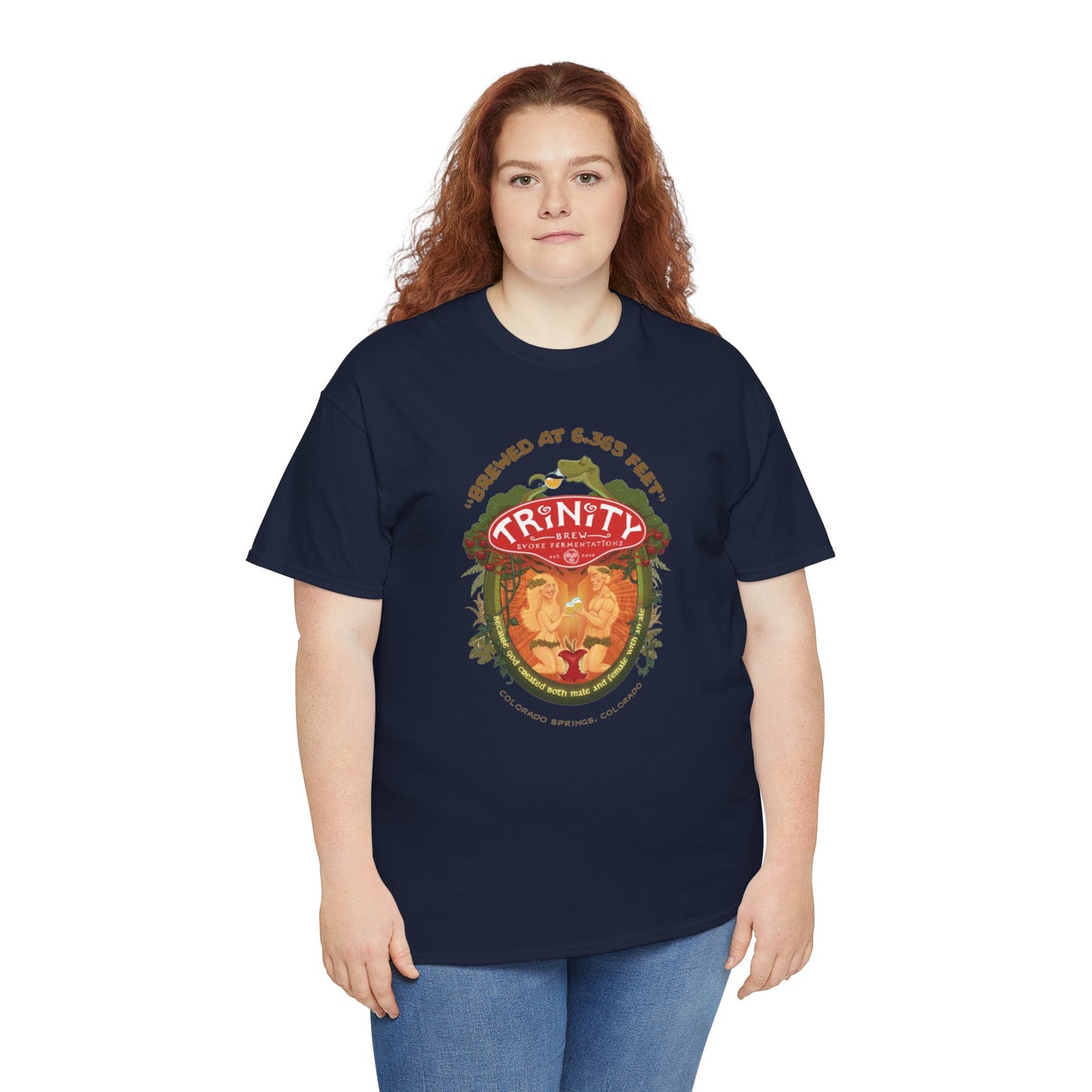 Adam & Eve Ale (Darker Colors) - Unisex Heavy Cotton Tee