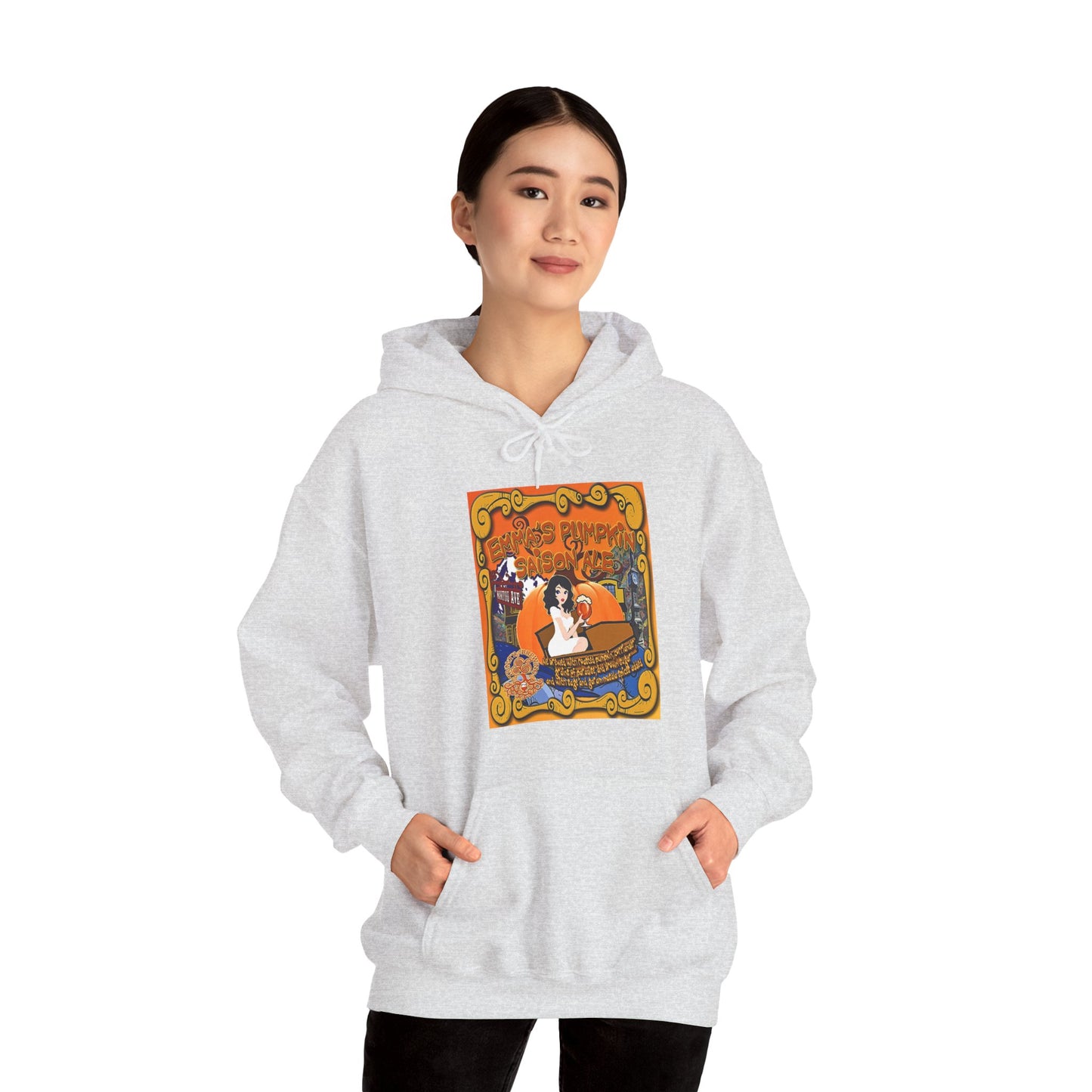 TRiNiTY Emma's Coffin Pumpkin Ale - Unisex Heavy Blend™ Hooded Sweatshirt