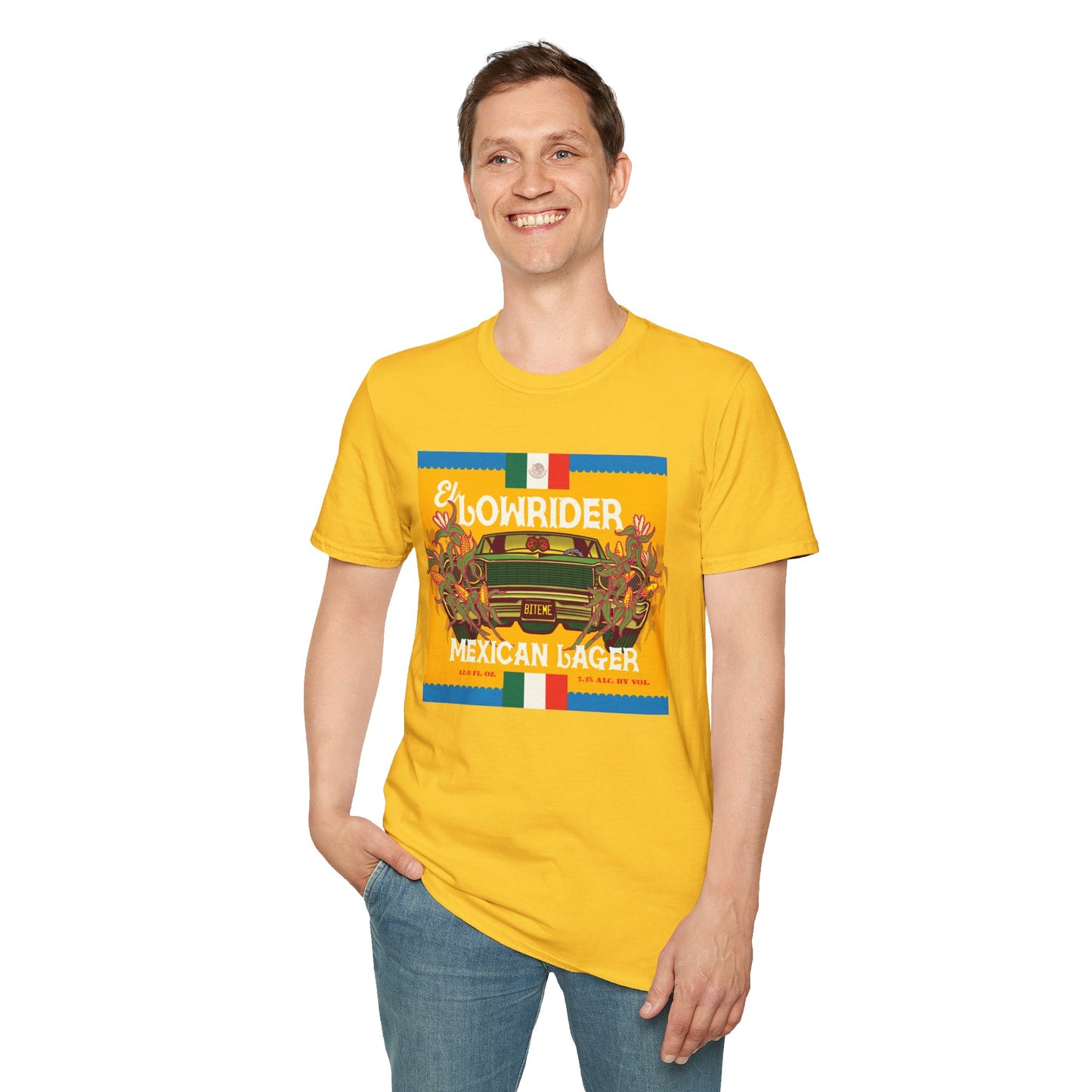 TRiNiTY Lowrider Mexican Lager - Unisex Softstyle T-Shirt