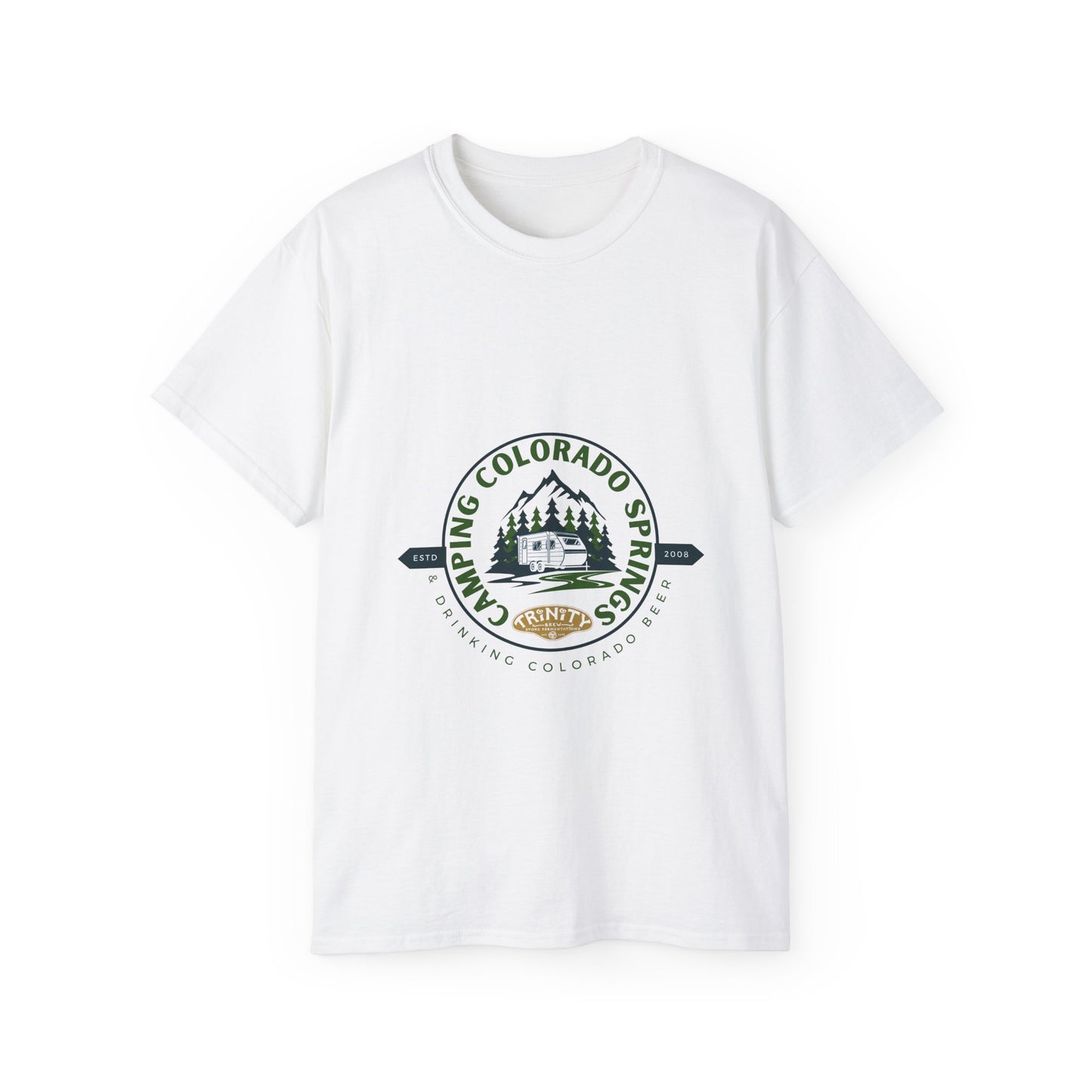 Camping in Colorado T-Shirt Unisex Ultra Cotton Tee