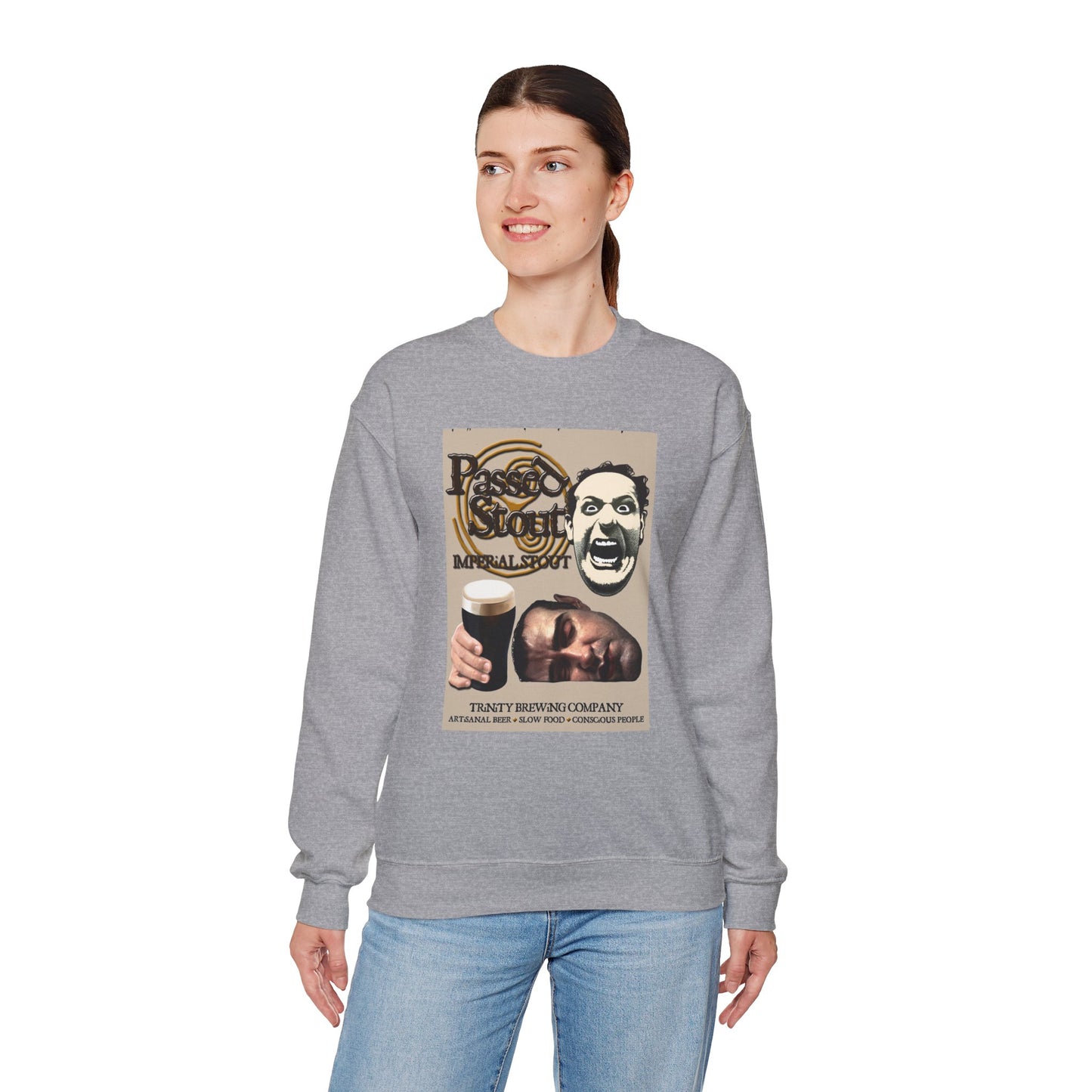 TRiNiTY Passed Stout Imperial Stout - Unisex Heavy Blend™ Crewneck Sweatshirt