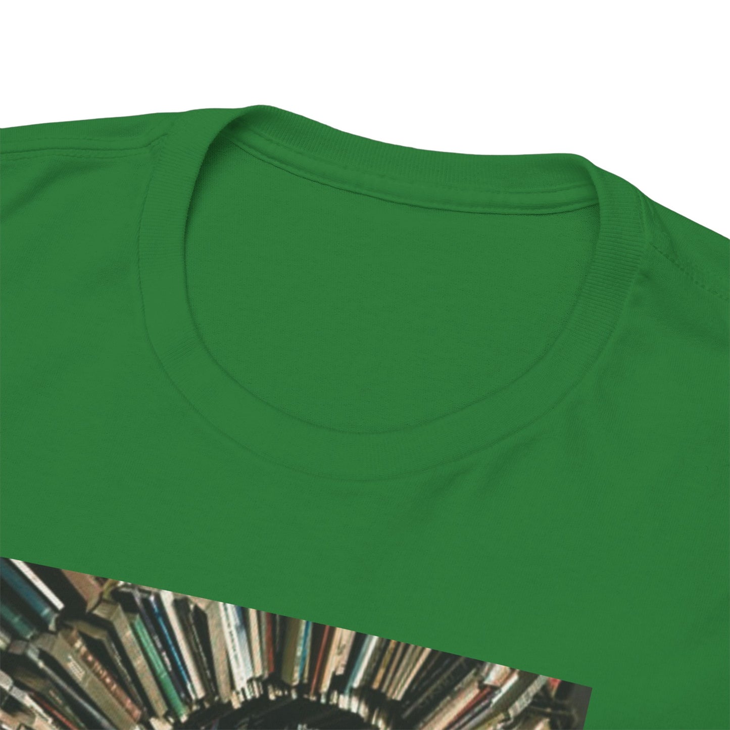 TRiNiTY Book Arch (Red Logo on Back) - Unisex Heavy Cotton Tee