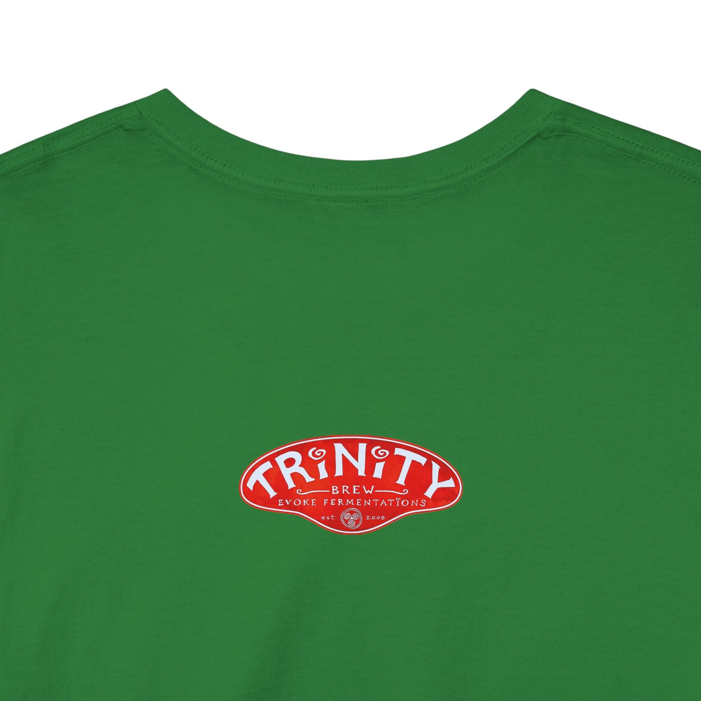TRiNiTY Book Arch (Red Logo on Back) - Unisex Heavy Cotton Tee