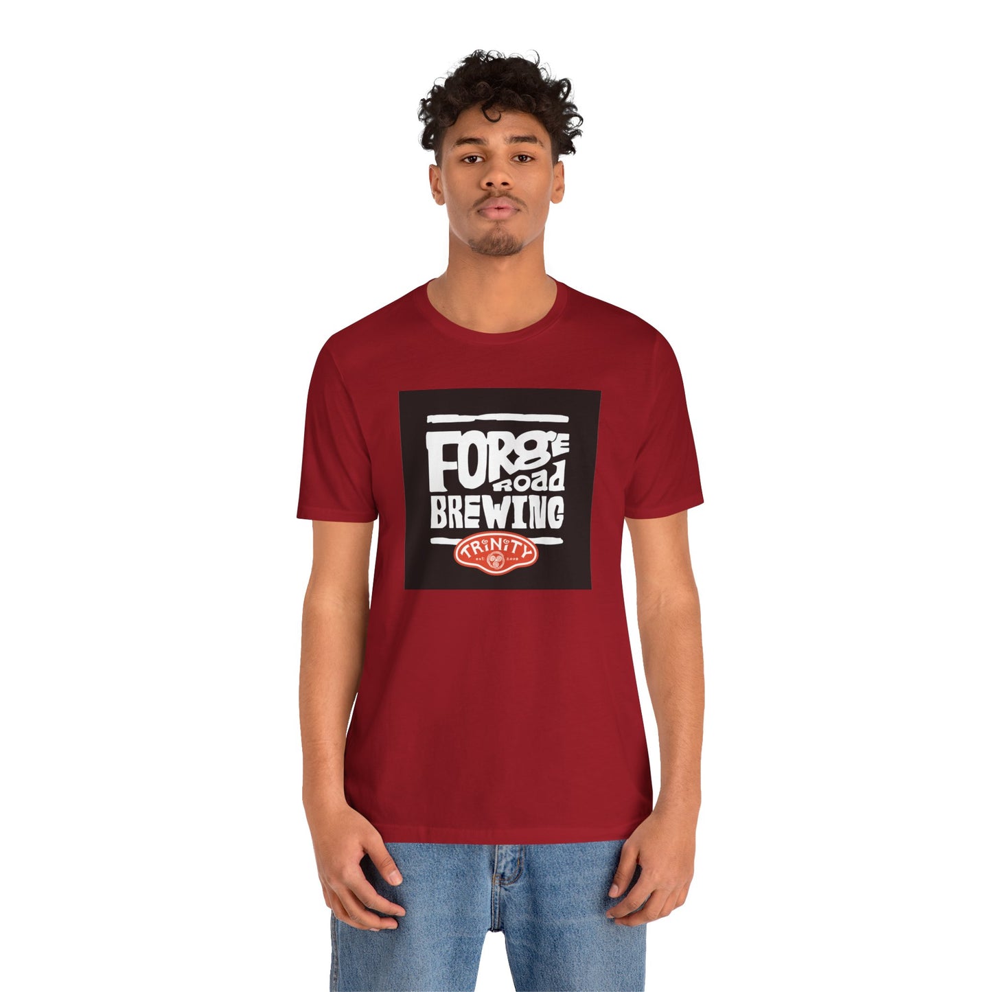 T2 Forge Road Brewery - Unisex Jersey Short Sleeve Tee