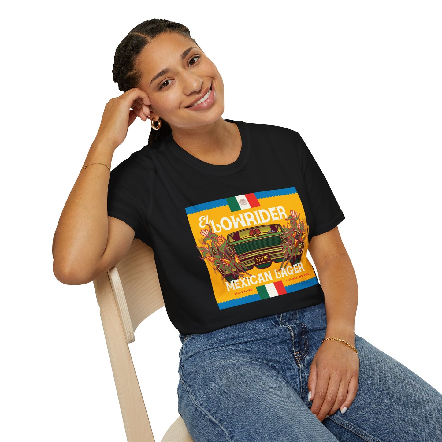TRiNiTY Lowrider Mexican Lager - Unisex Softstyle T-Shirt
