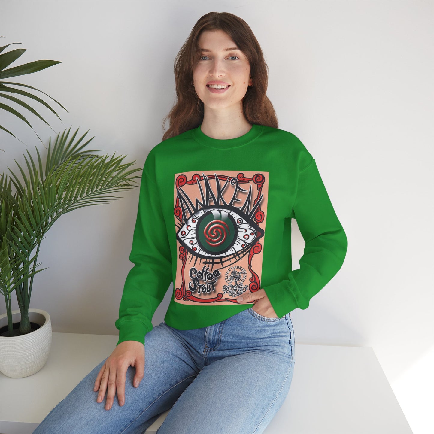 Awaken Coffee Stout TRiNiTY Crewneck Sweatshirt