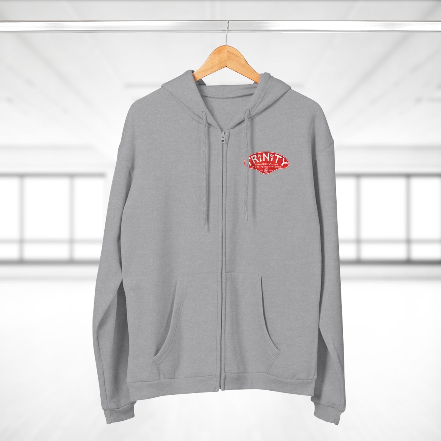 TRiNiTY Funky Reggae Beer - Unisex Hooded Zip Sweatshirt