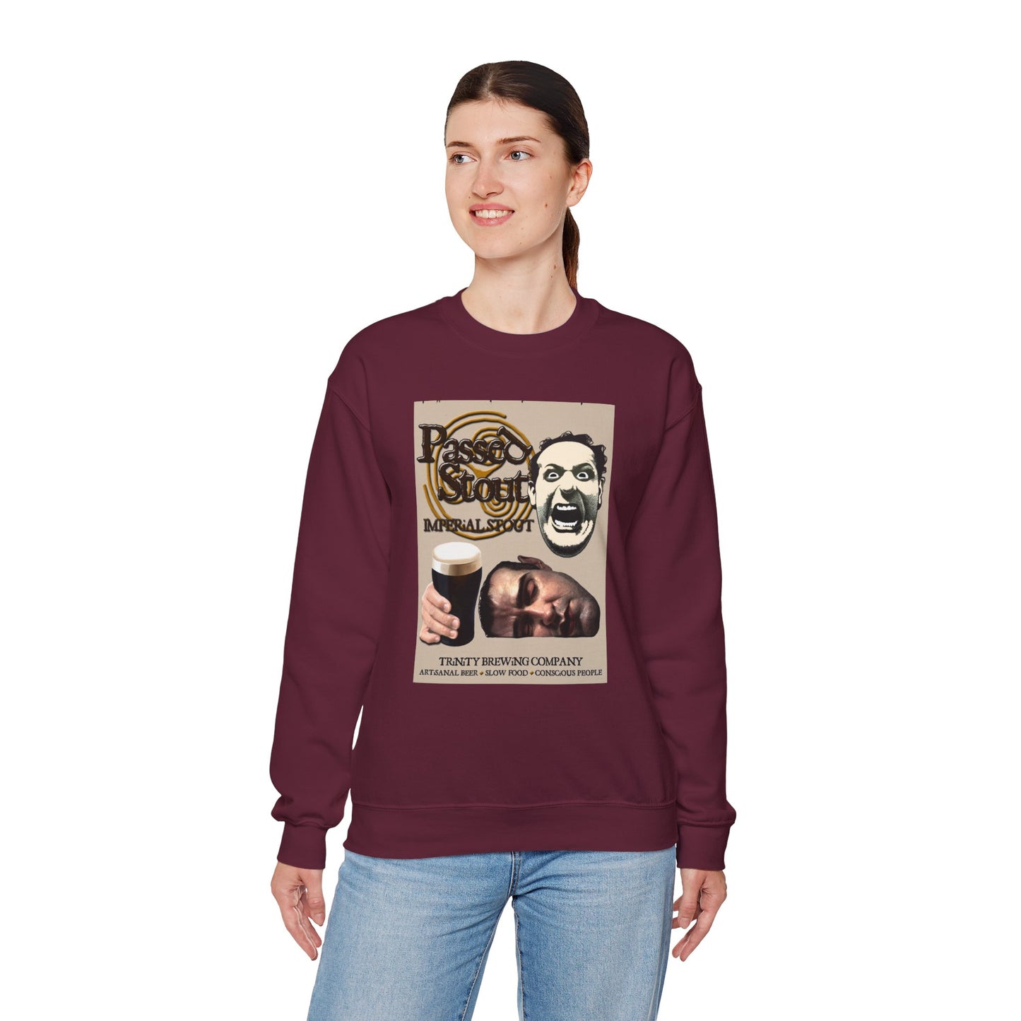 TRiNiTY Passed Stout Imperial Stout - Unisex Heavy Blend™ Crewneck Sweatshirt