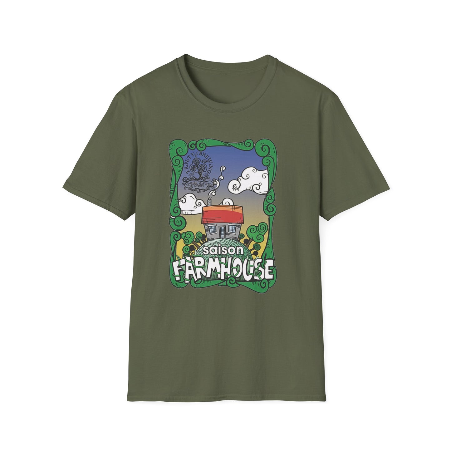 TRiNiTY Farmhouse Saison (Darker Colors) - Unisex Softstyle T-Shirt