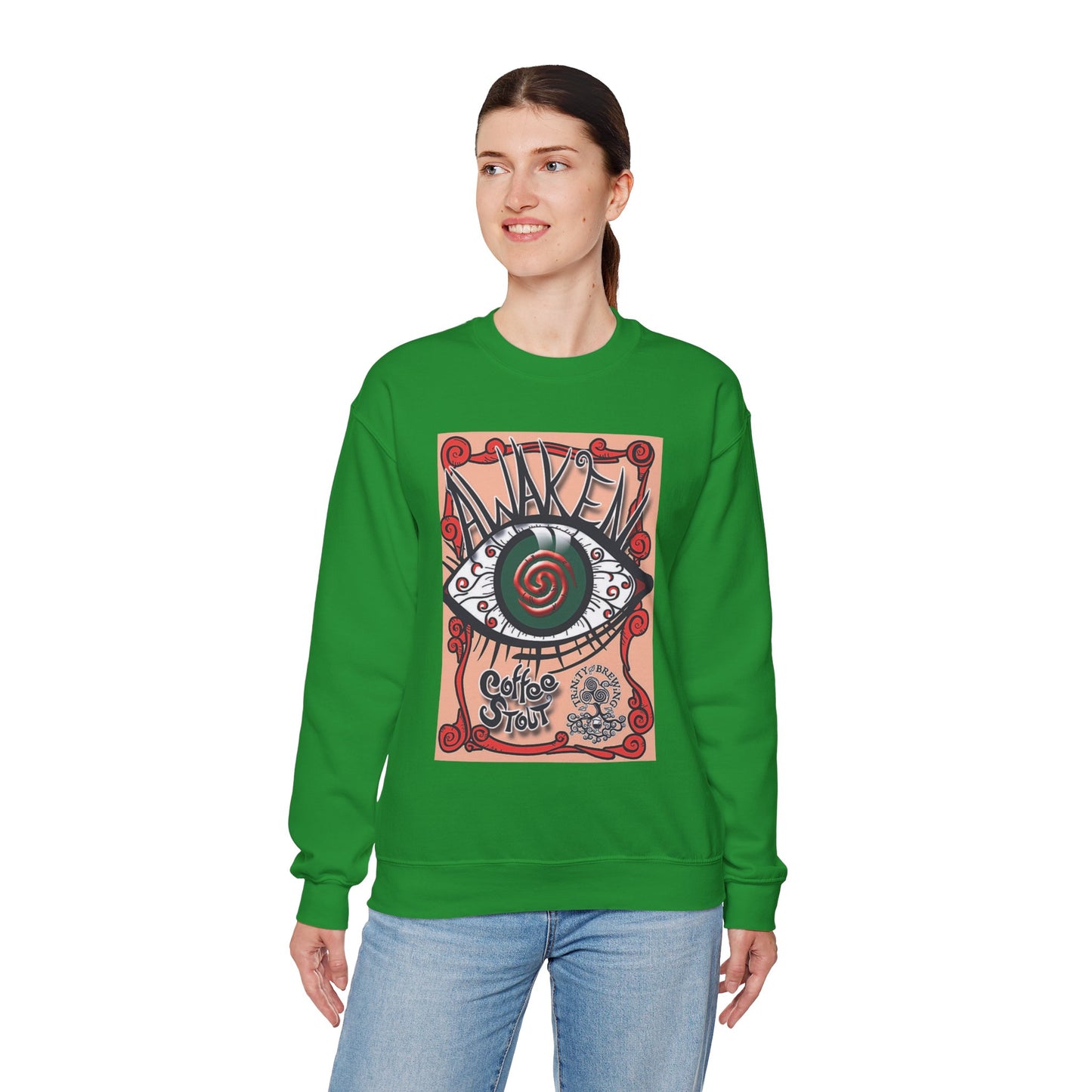 Awaken Coffee Stout TRiNiTY Crewneck Sweatshirt