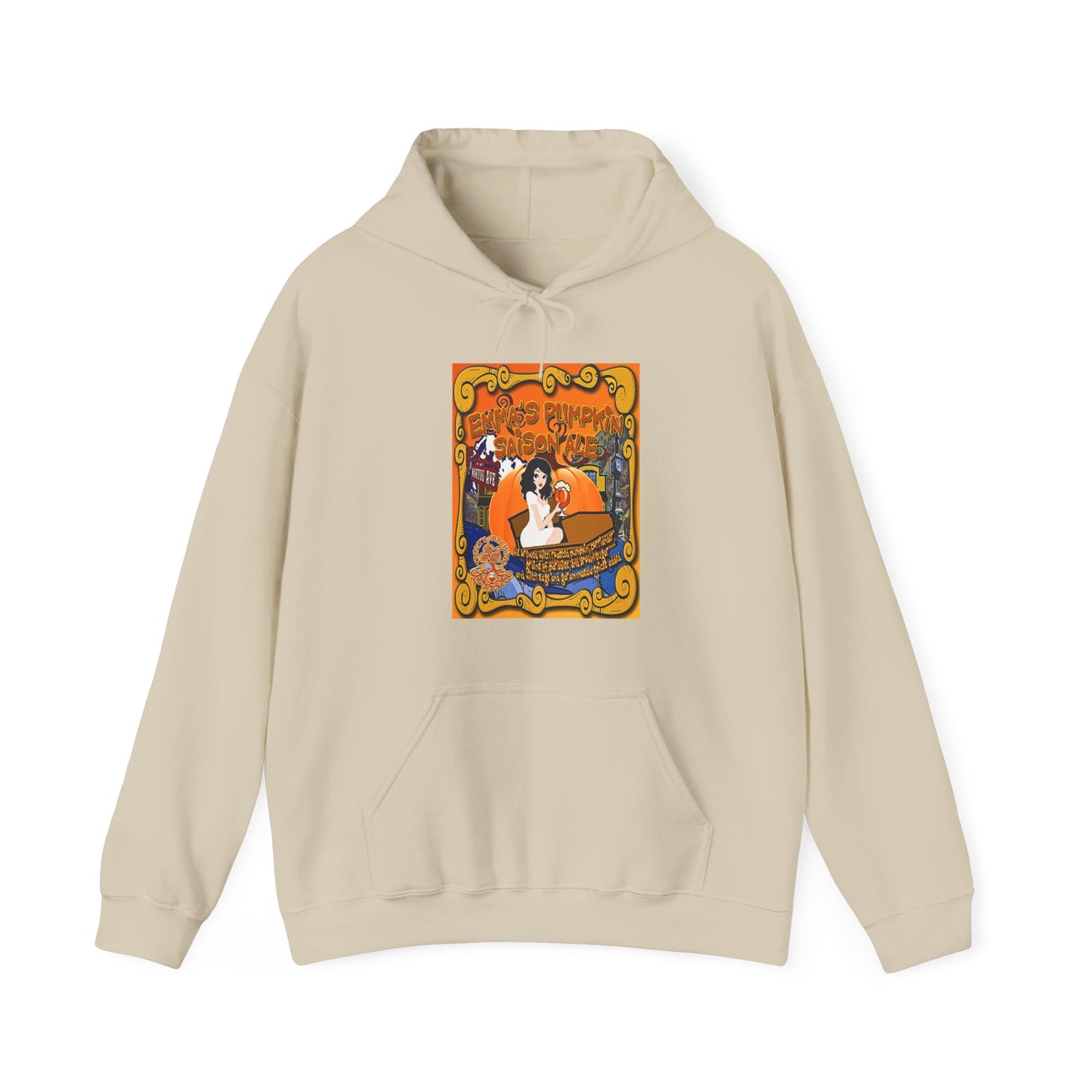 TRiNiTY Emma's Coffin Pumpkin Ale - Unisex Heavy Blend™ Hooded Sweatshirt