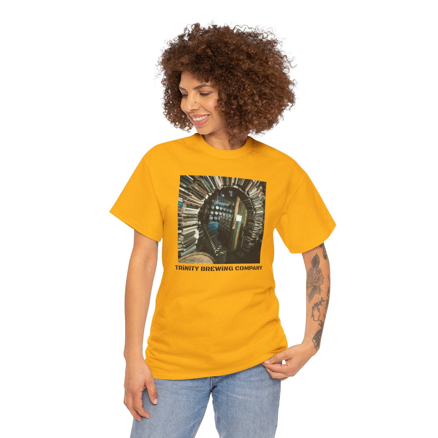 TRiNiTY Book Arch - Unisex Heavy Cotton Tee