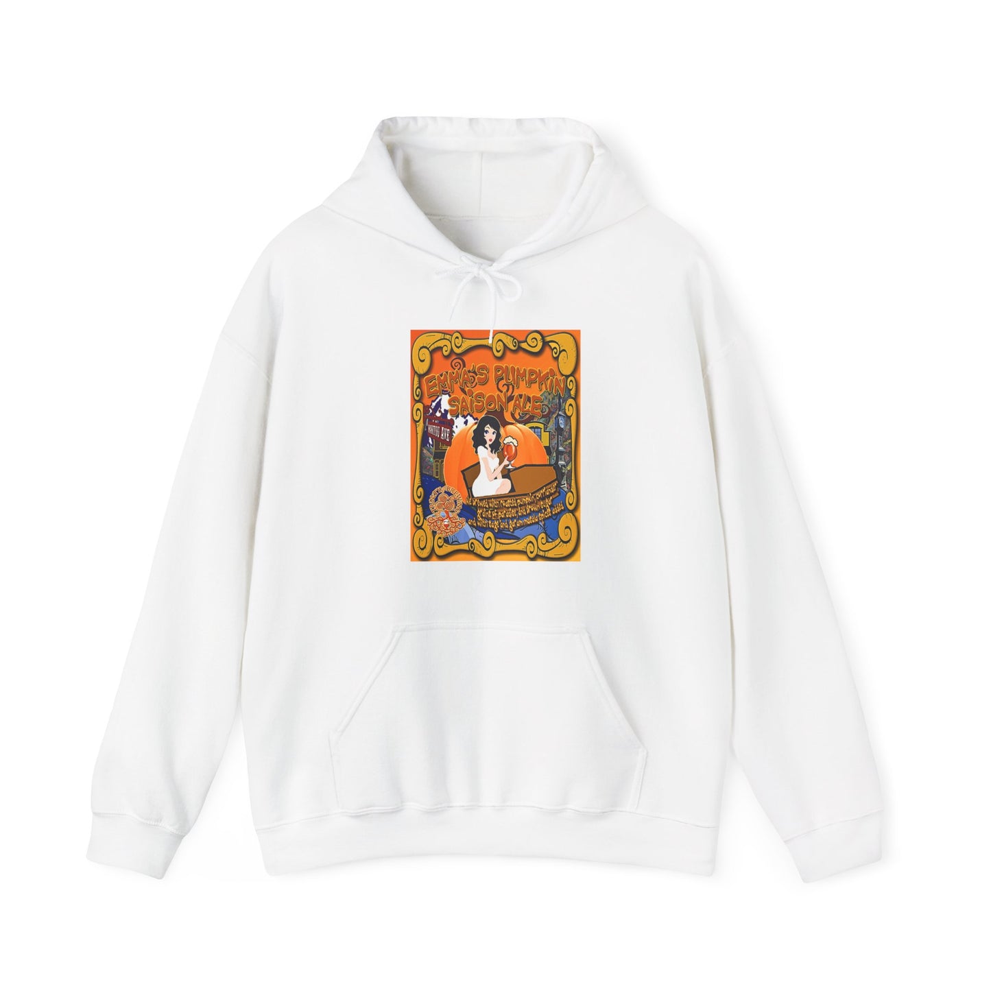 TRiNiTY Emma's Coffin Pumpkin Ale - Unisex Heavy Blend™ Hooded Sweatshirt