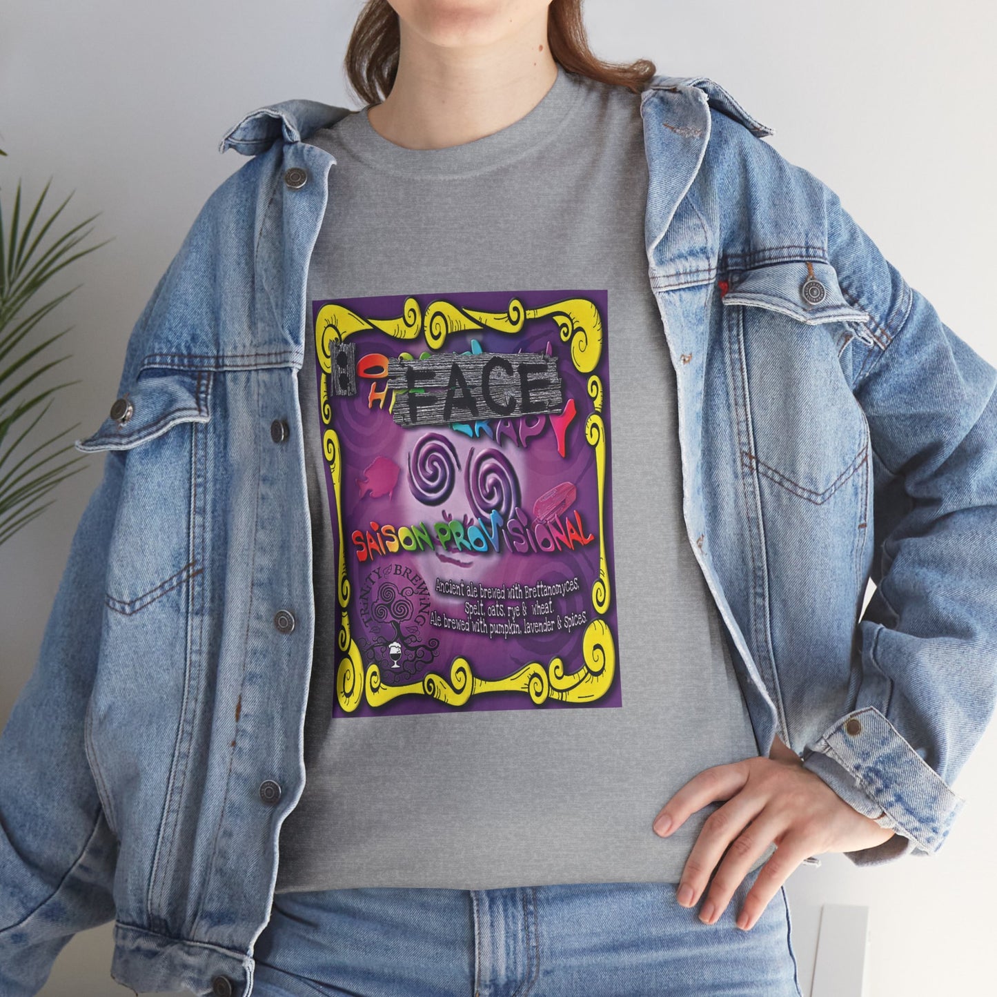 TRiNiTY Oh Face! - Unisex Heavy Cotton Tee