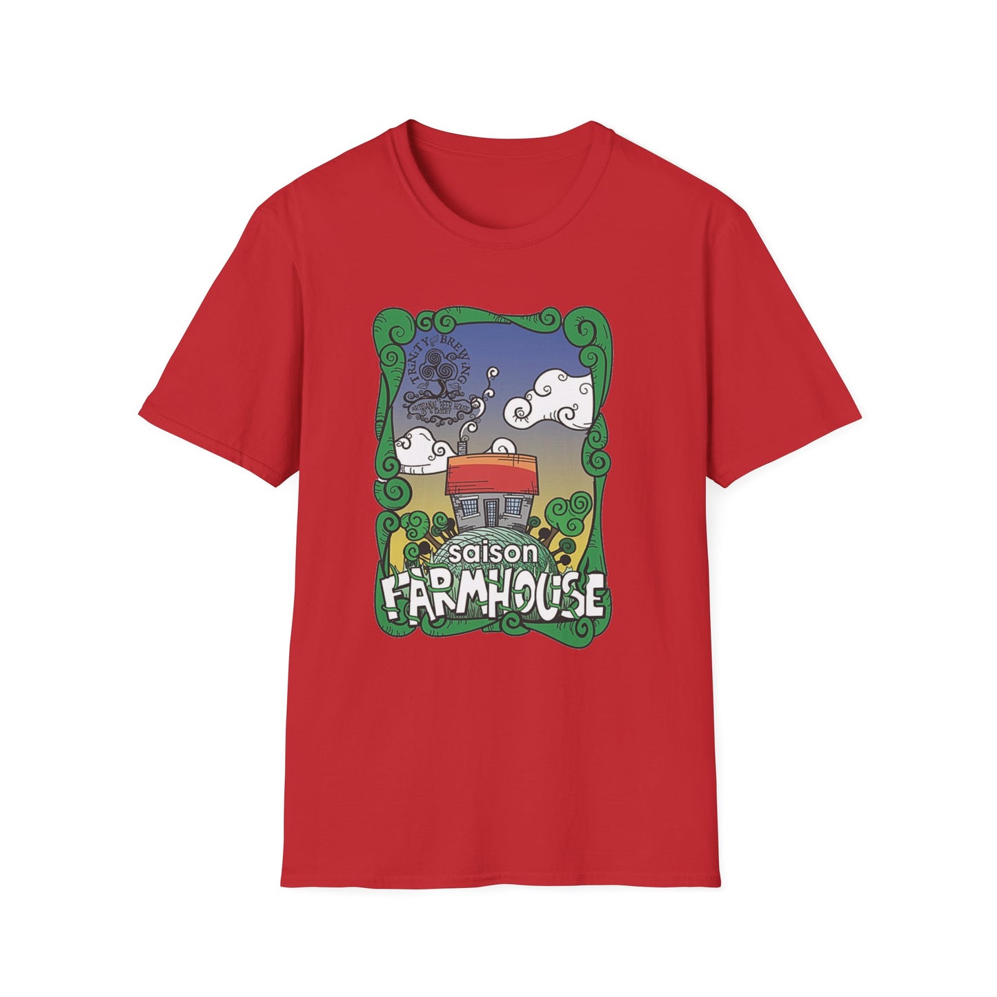 TRiNiTY Farmhouse Saison (Darker Colors) - Unisex Softstyle T-Shirt