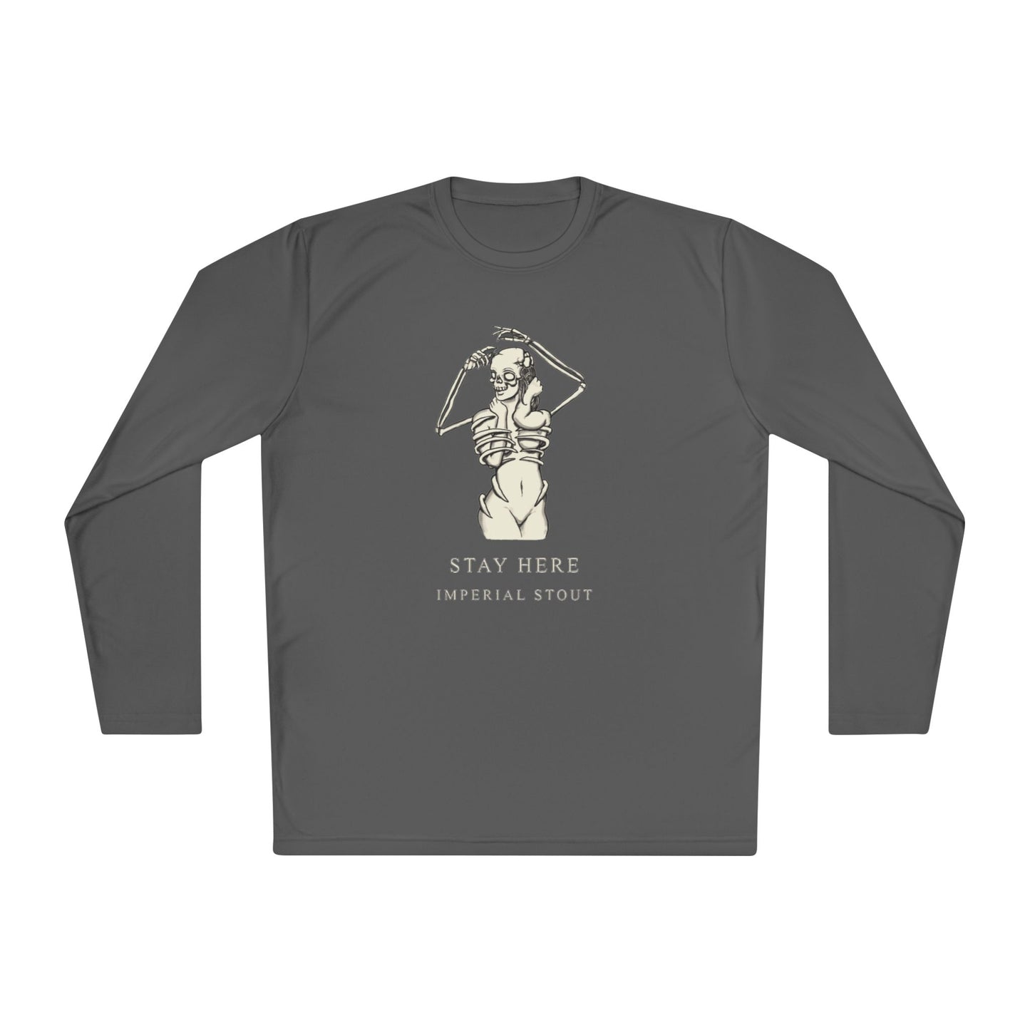 Stay Here Imperial Stout Unisex Lightweight Long Sleeve Tee